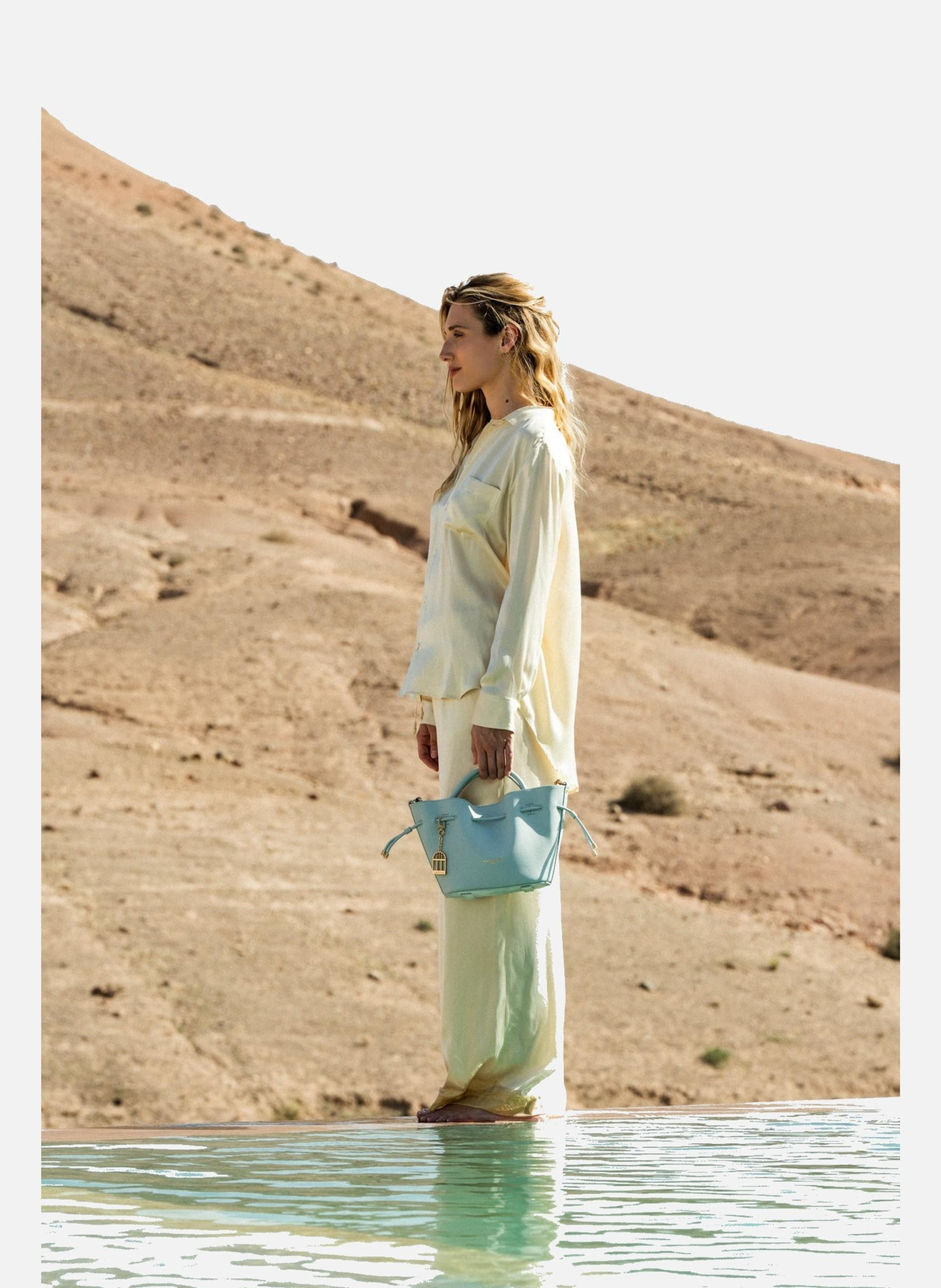 Florin | sac à main POURCHET Bleu