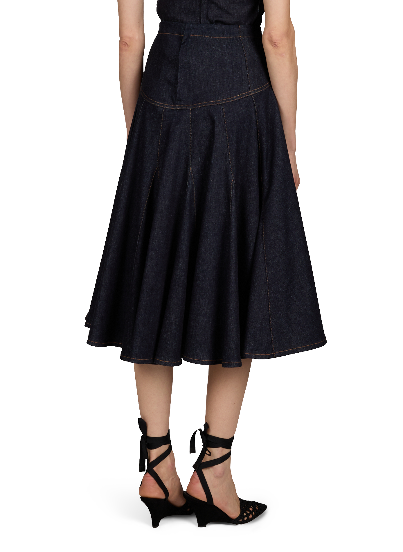 La jupe De-Nîmes Lavoir en coton et cachemire JACQUEMUS Bleu