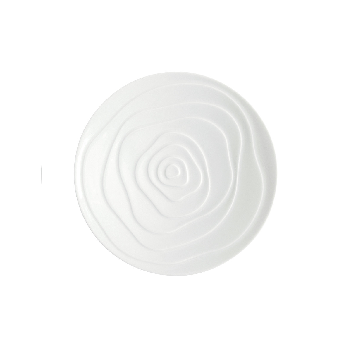 Onde - assiette à pain 15.5 cm (lot de 6) MEDARD DE NOBLAT Blanc