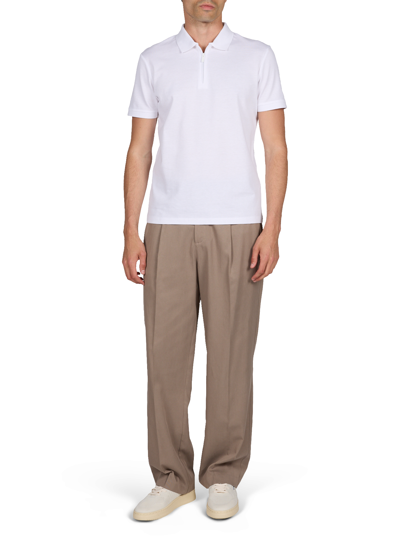 T-shirt ample imprimé en coton PAS UNE MARQUE Blanc