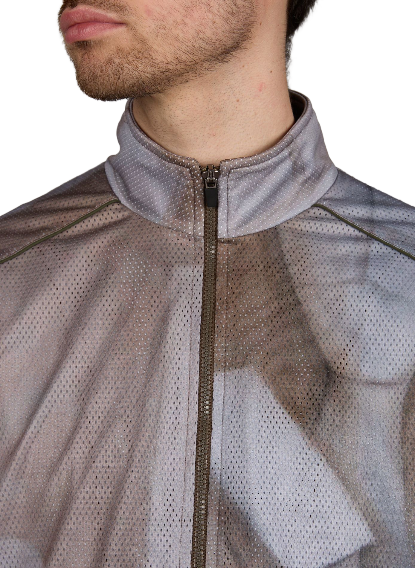 Veste ajourée à col montant PAS UNE MARQUE Multicolore