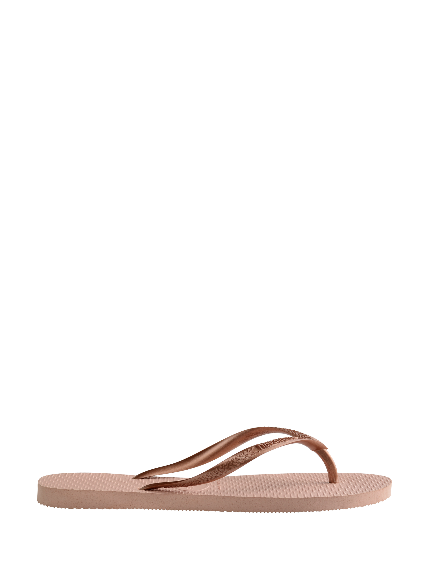 Slim flip flops SLIM Metallic pink gum
