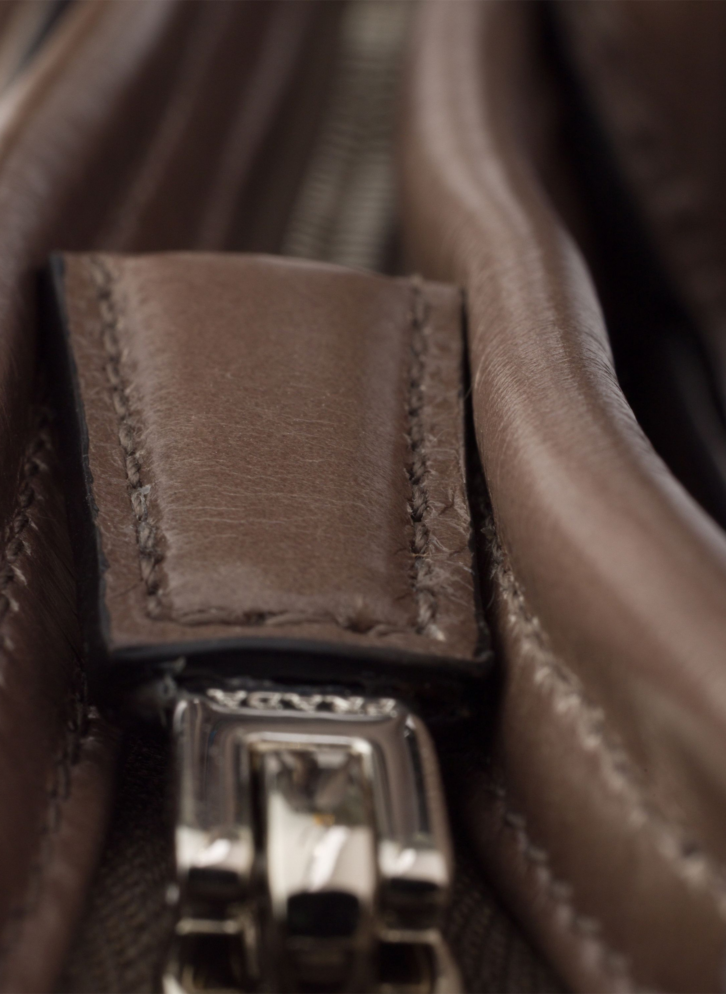 Cabas prada bonnie en cuir PRADA Gris