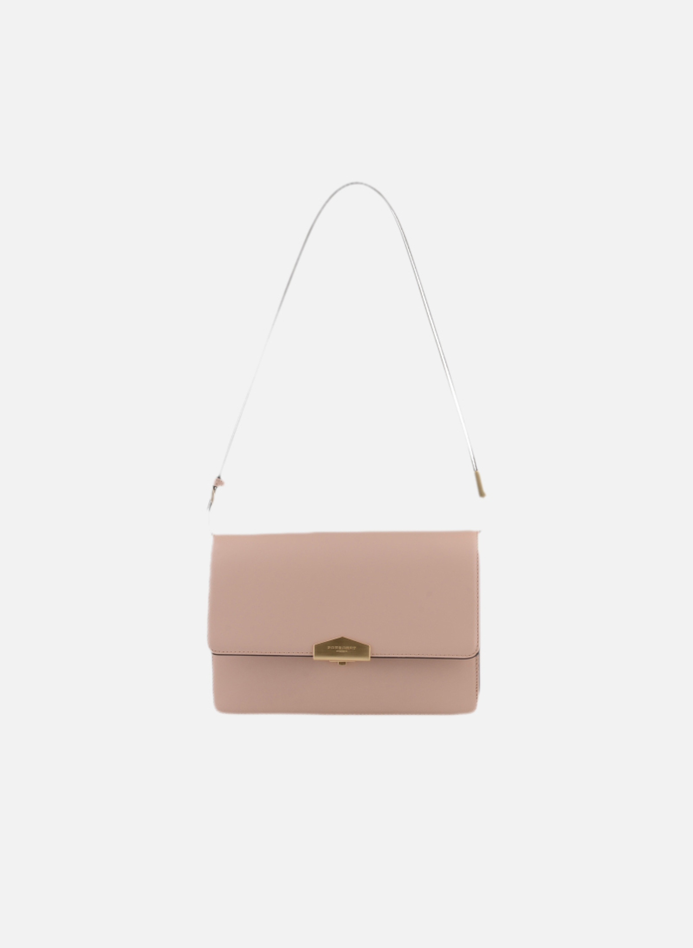 Anjou | sac porté épaule mm en cuir lisse  Rose