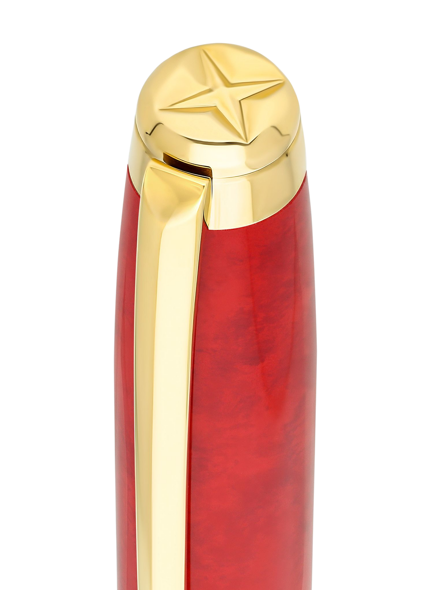 Stylo Plume large Savoir-Faire Popote Line D Eternity S.T. DUPONT Rouge
