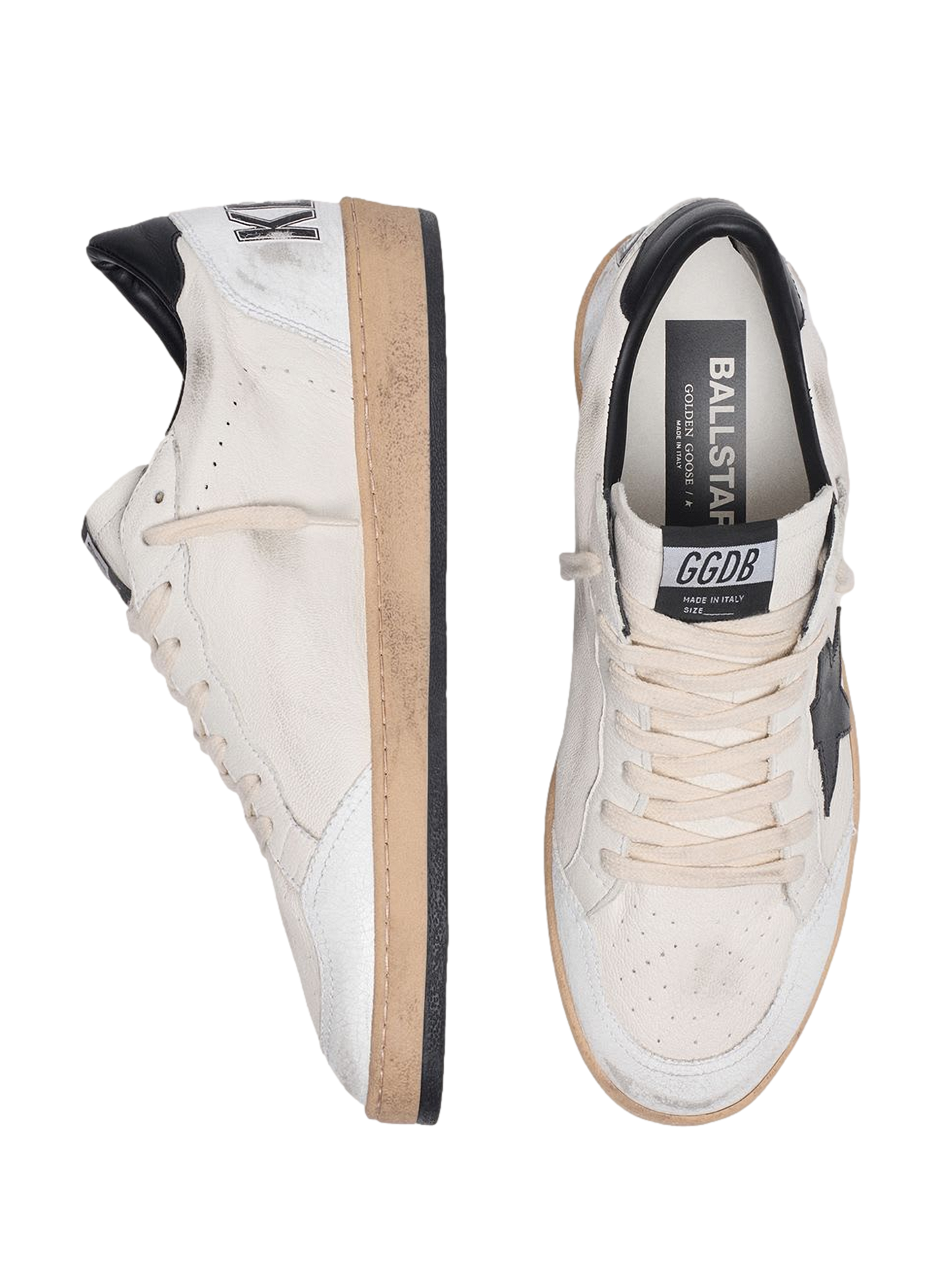 Low-top leather sneakers GOLDEN GOOSE White