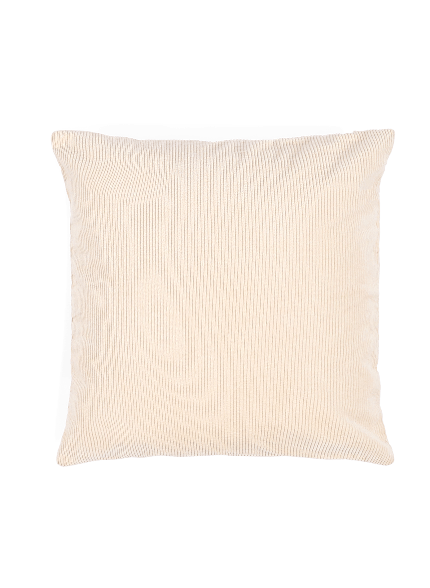 Housse de coussin en velours côtelé  BeigeAU PRINTEMPS PARIS