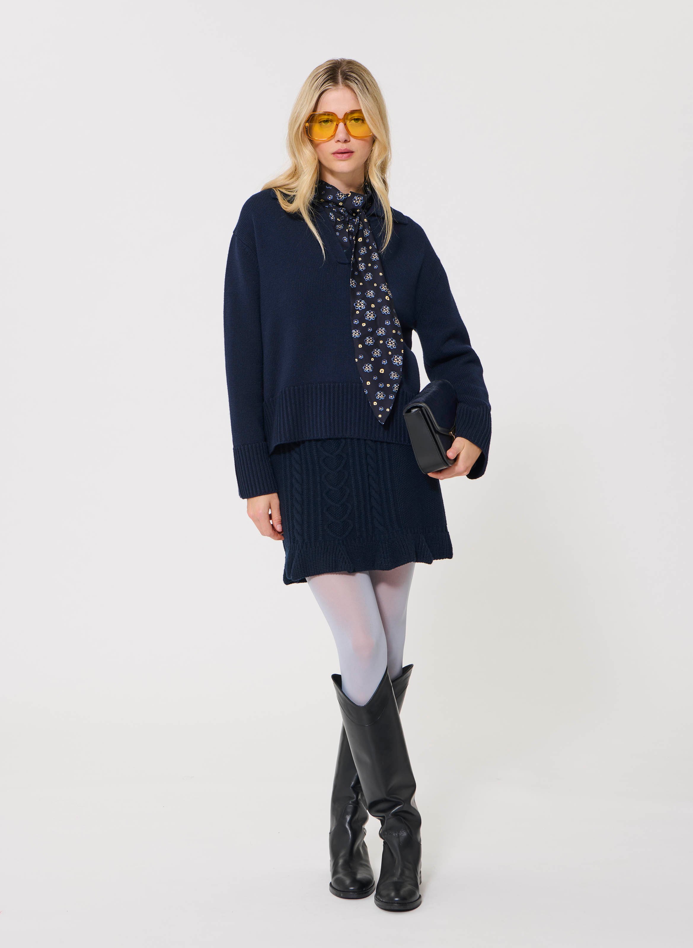 Pull paola TARA JARMON Bleu