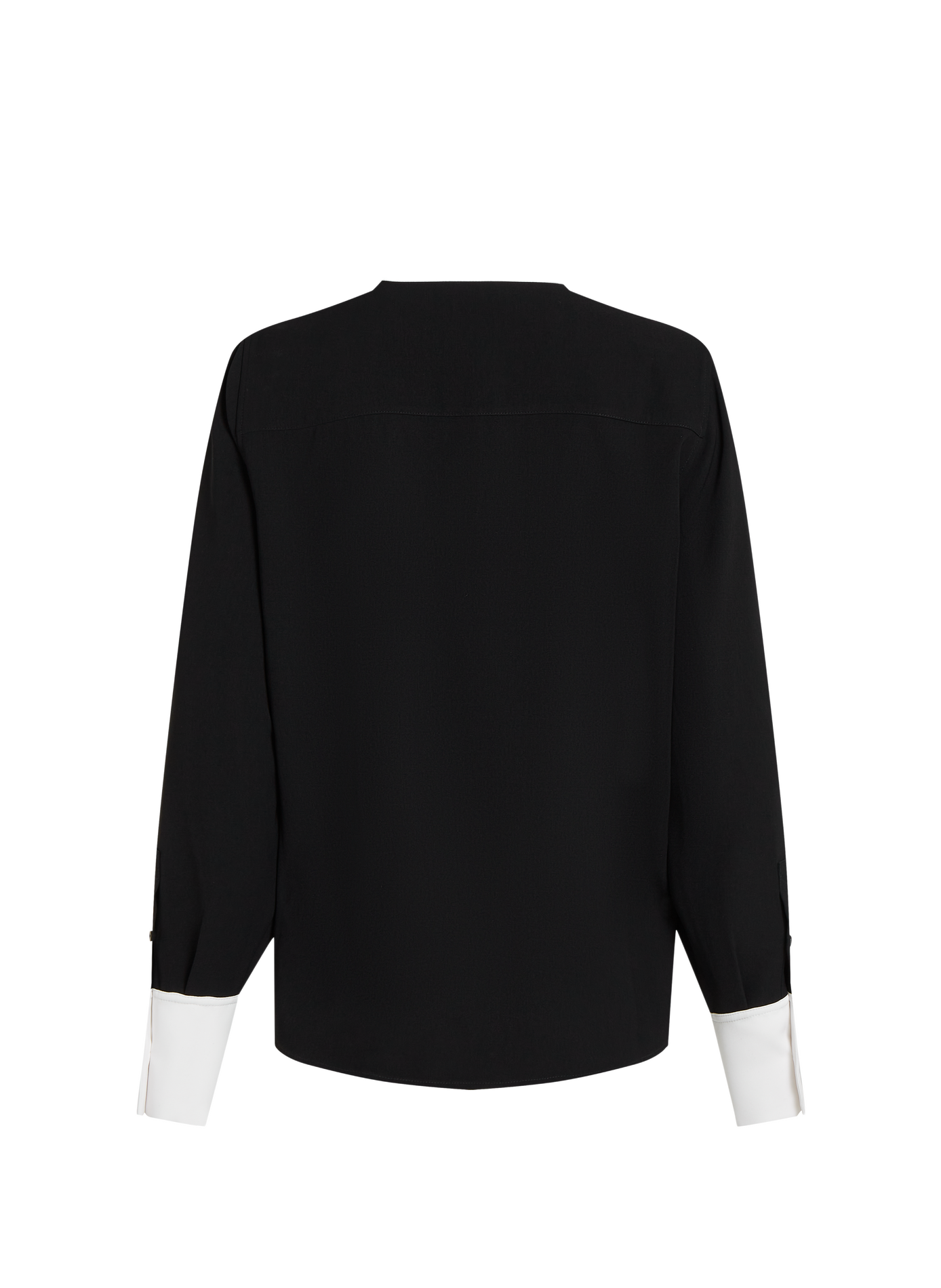 Chemise droite col classique boutons lettres KARL LAGERFELD Noir