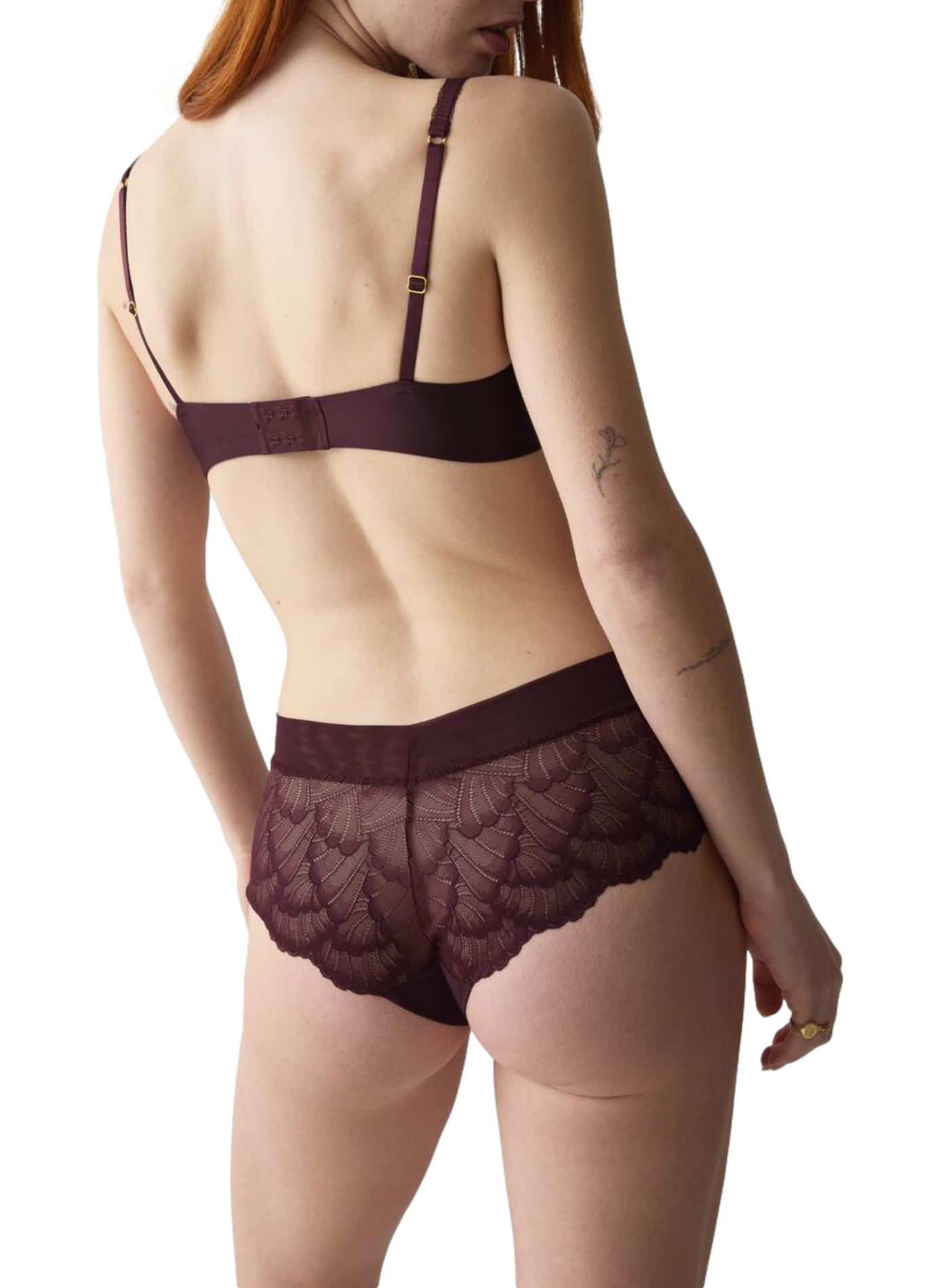 Bralette en dentelle TRIUMPH Rouge