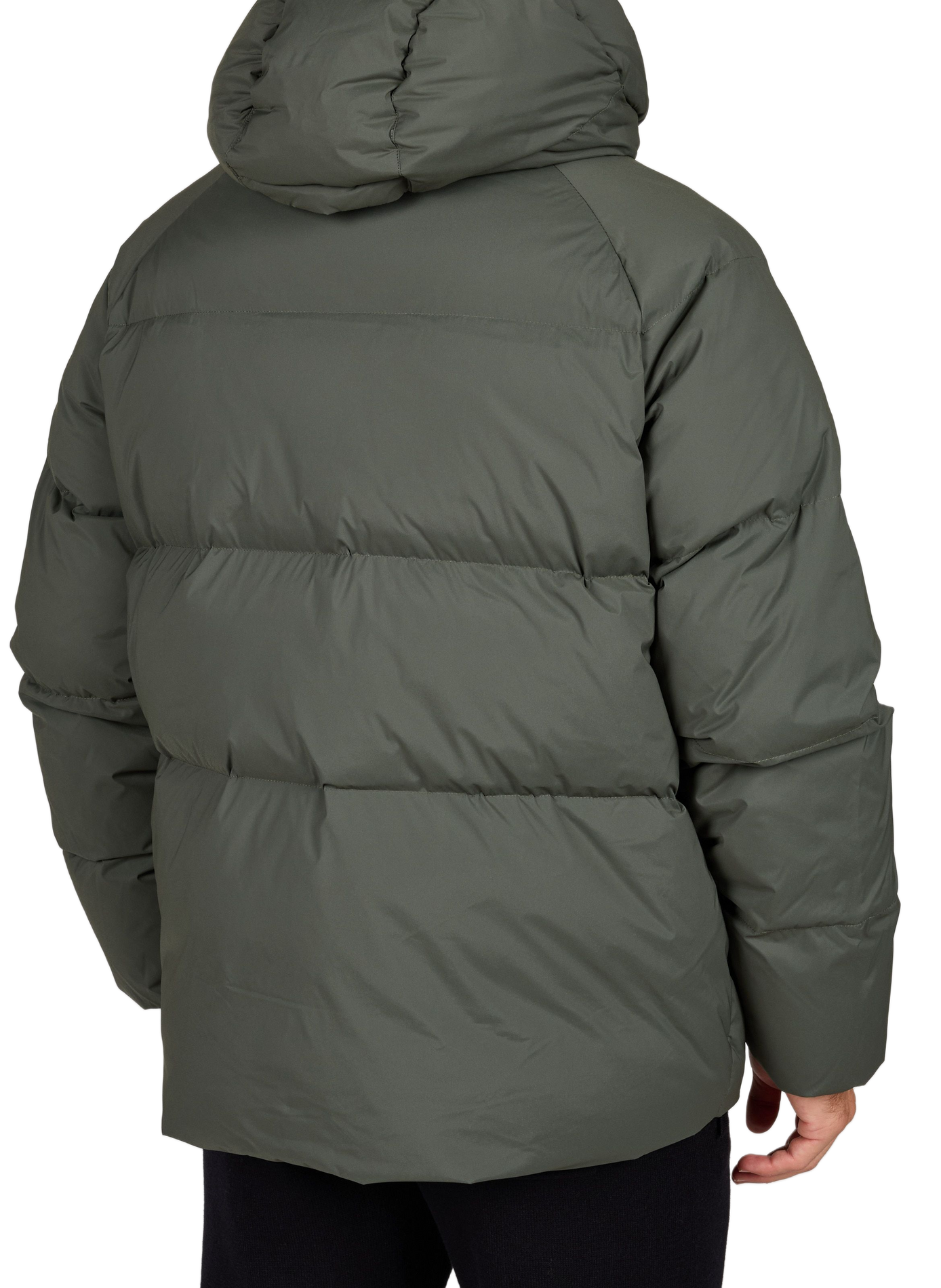 Quilted hooded Down jacket GERTRUDE Green