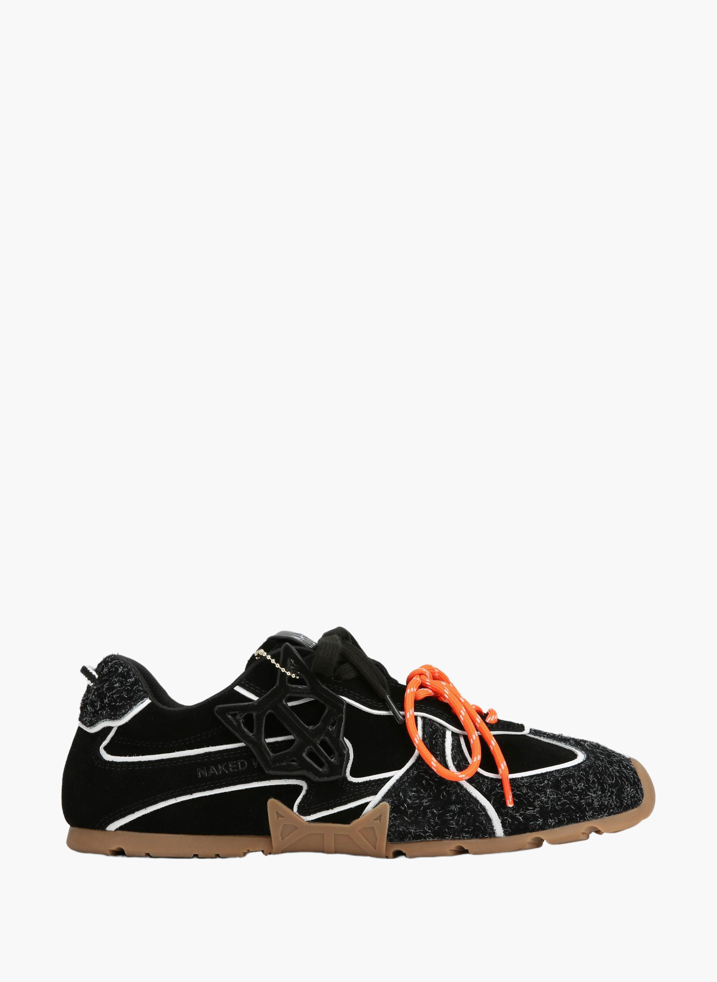 Baskets ace m en daim NAKED WOLFE Noir