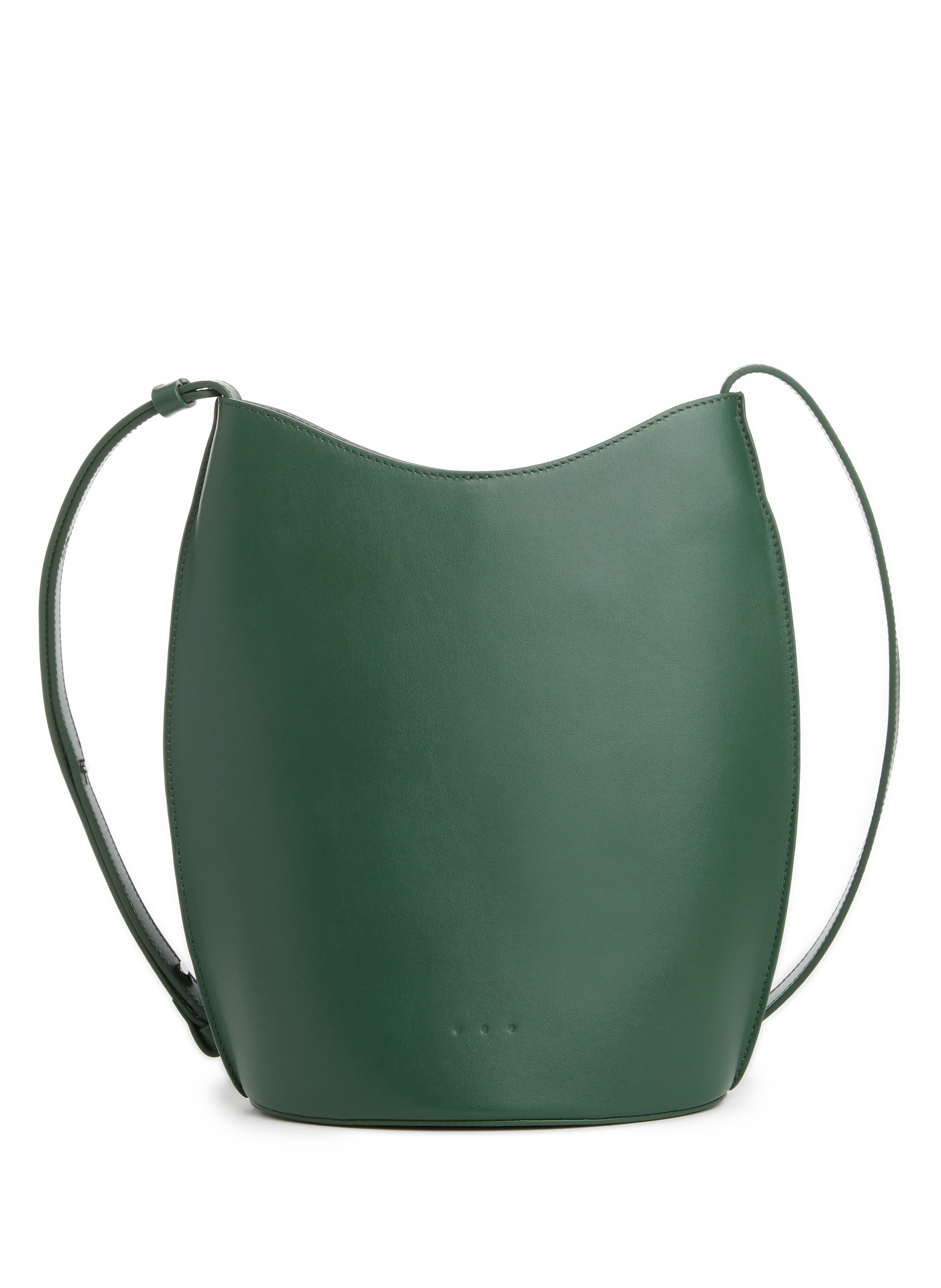 AESTHER EKME Sac Ovale leather bag Green