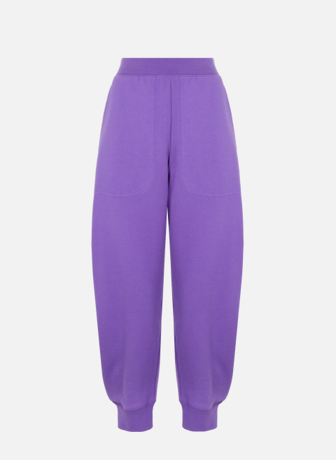 Pantalon de survêtement Calder en jersey de coton PurpleTIBI 