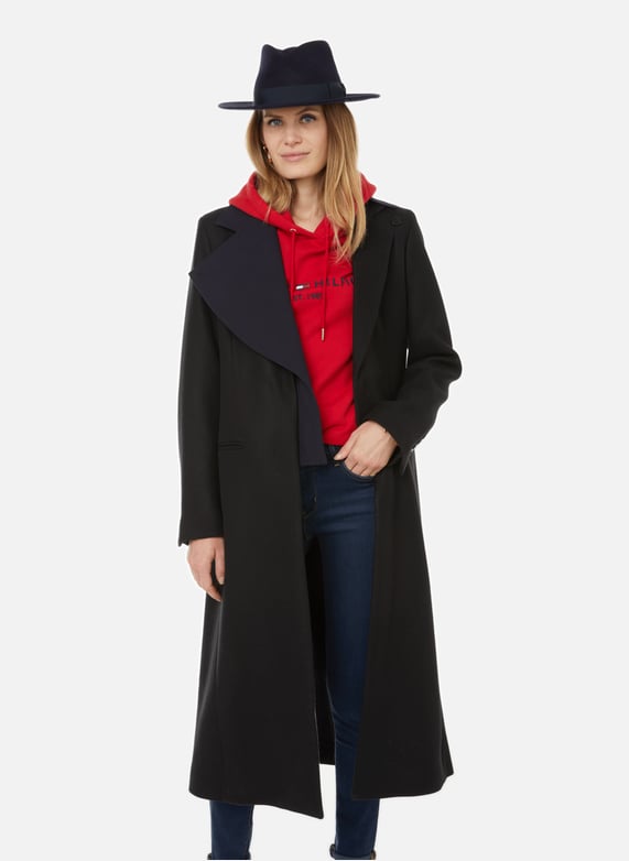 Long Organic Wool Coat Bite Studios Women Printemps