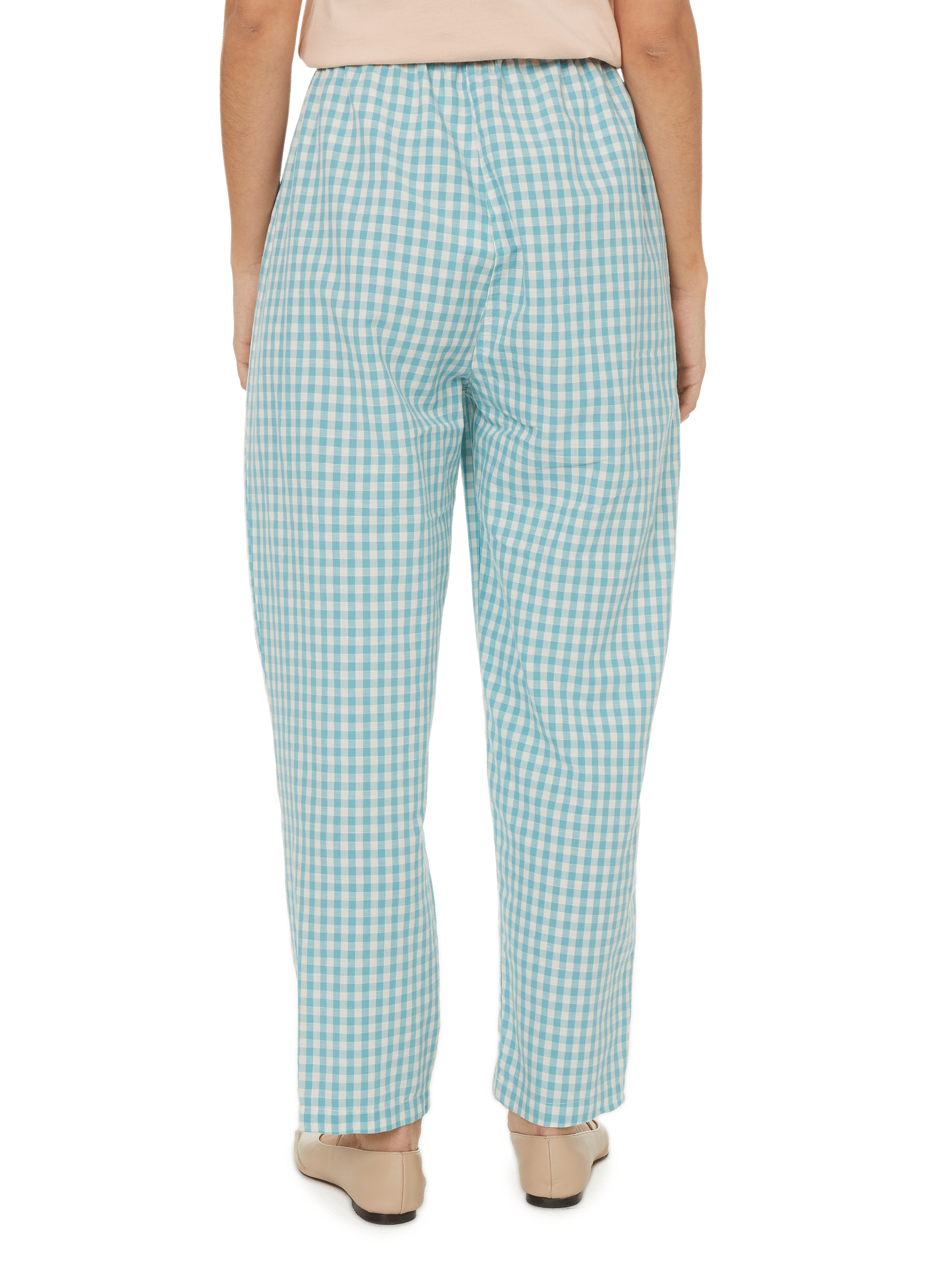 Pantalon imprimé vichy en coton  BOBO CHOSES Bleu