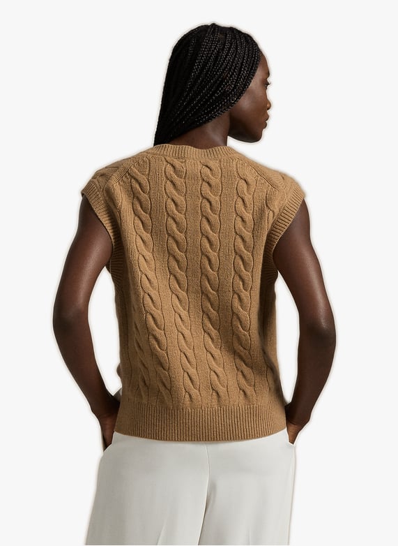 Pull sans manches | Beige by POLO RALPH LAUREN Pull sans manches Beige