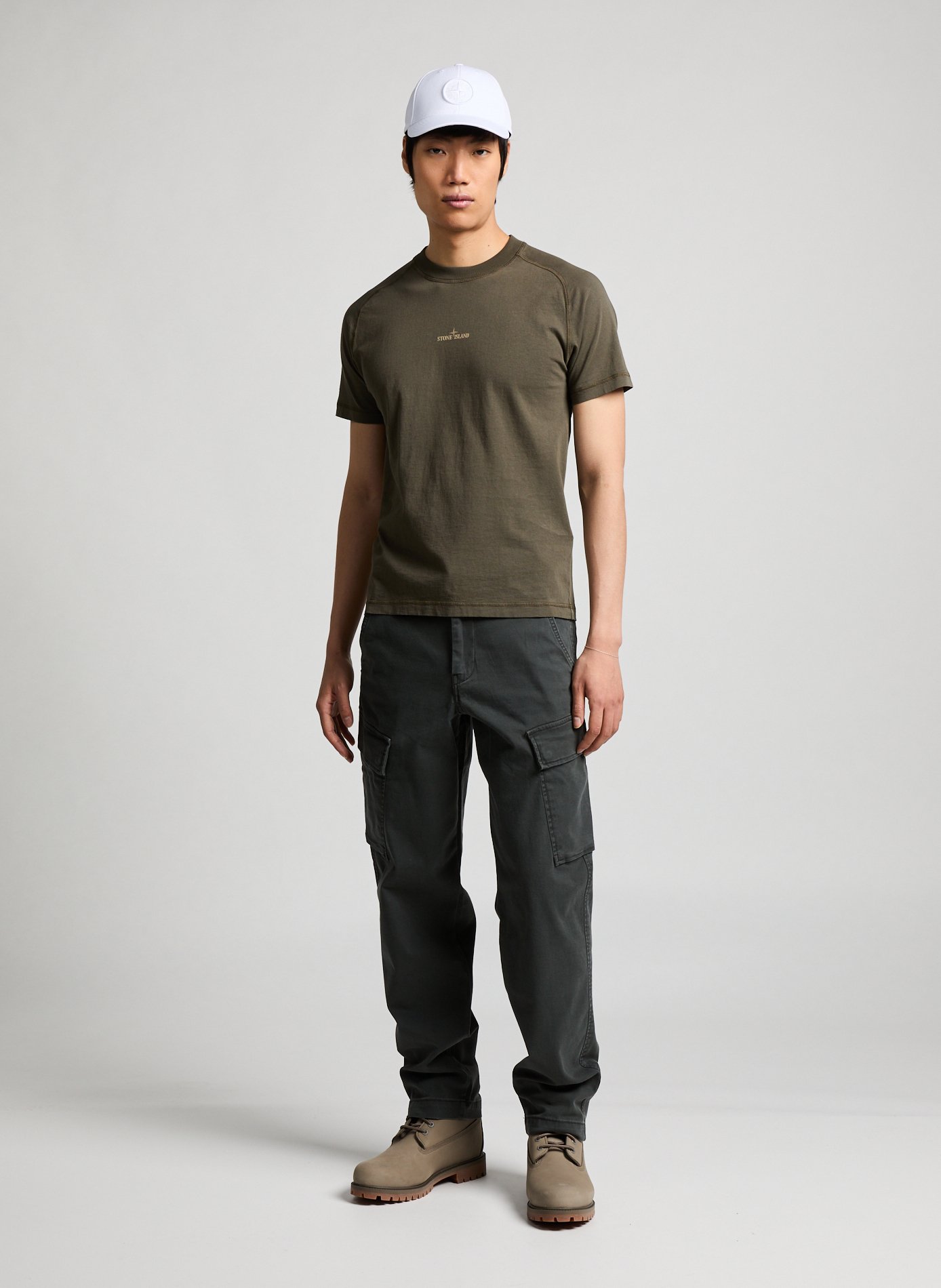 T-shirt en coton STONE ISLAND Vert