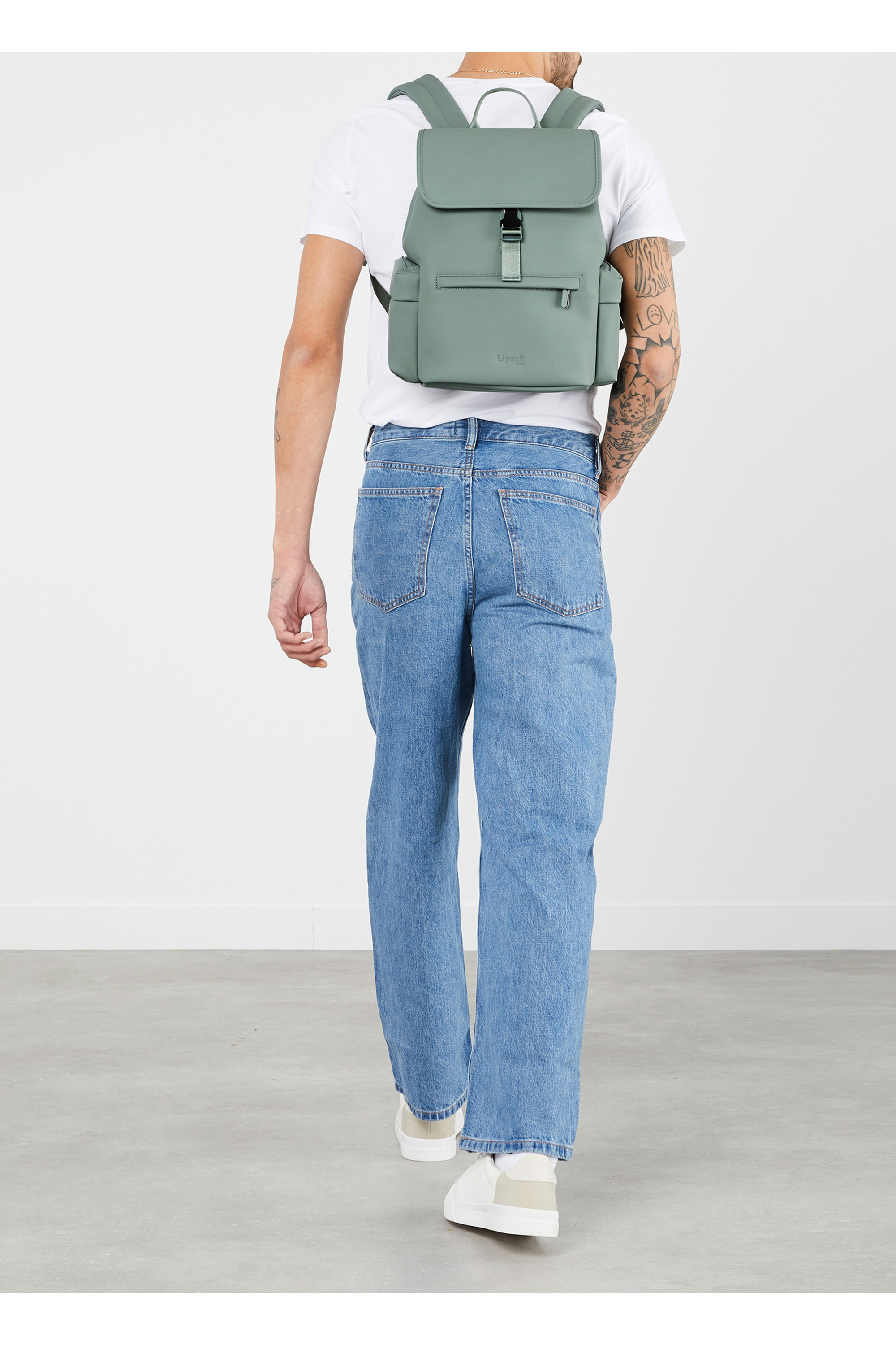 Lost in berlin sac à dos mini cargo LIPAULT PARIS Vert