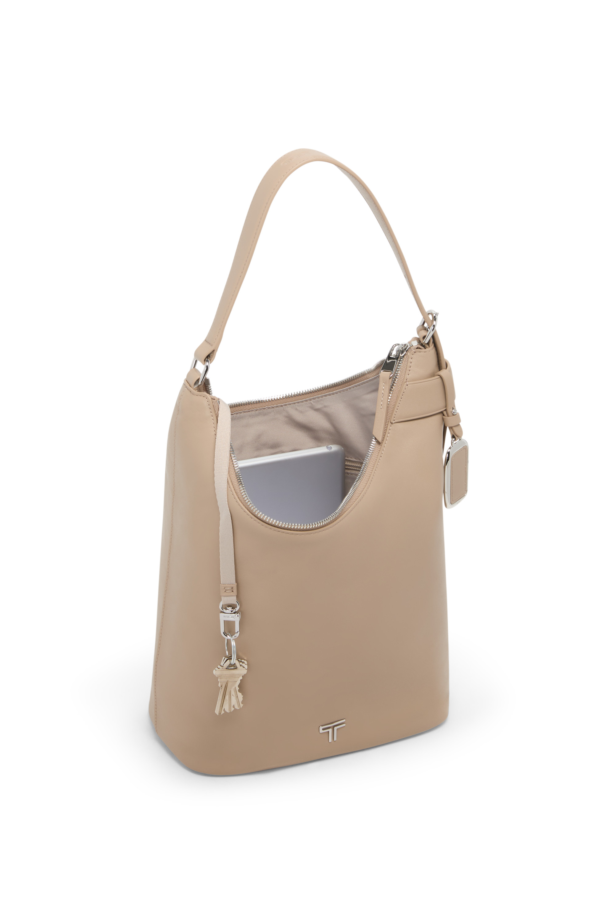 Voyageur hobo bag taille s TUMI Beige
