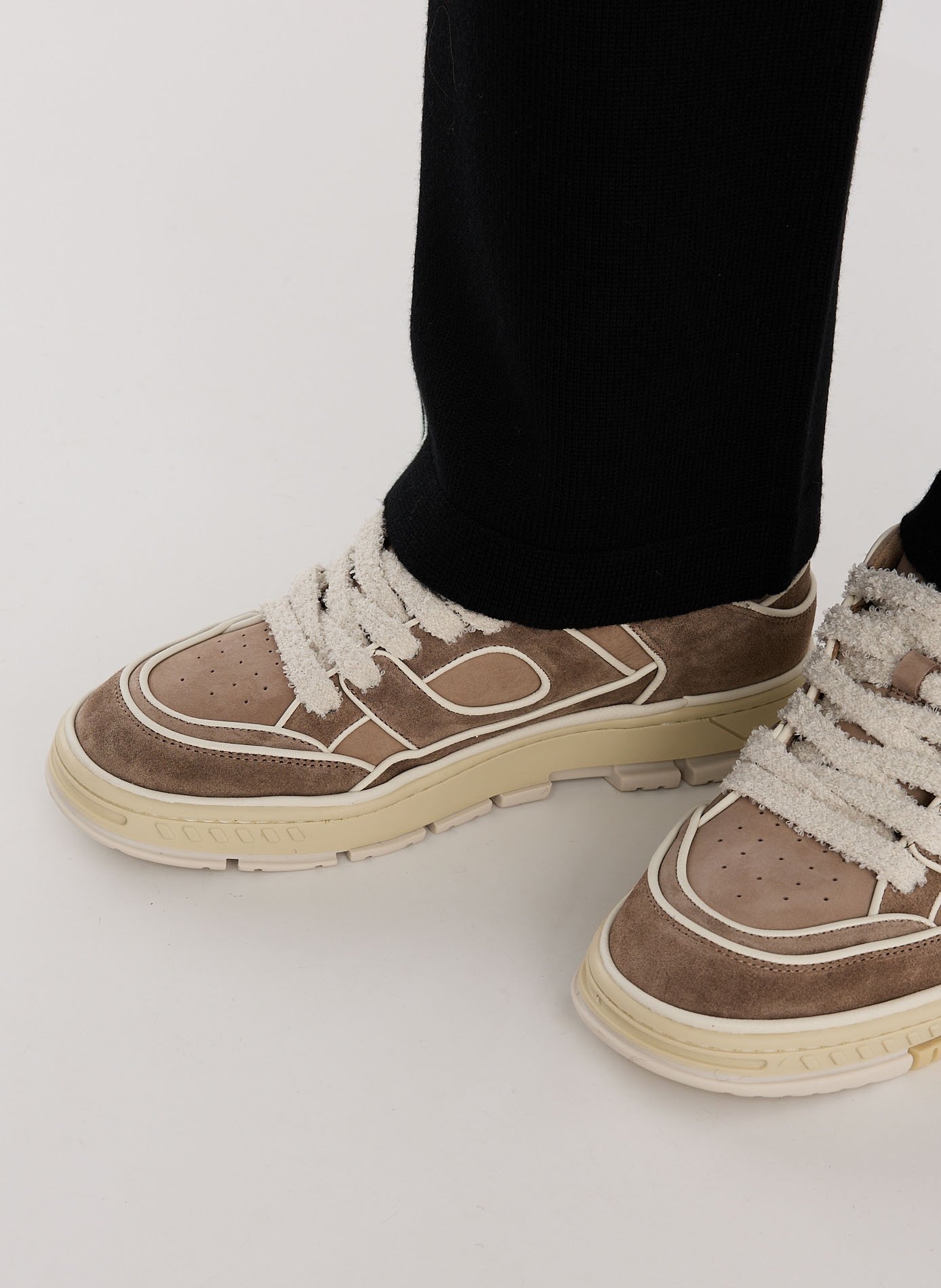 Suede leather sneakers Area Lo Piping AXEL ARIGATO Multicolour