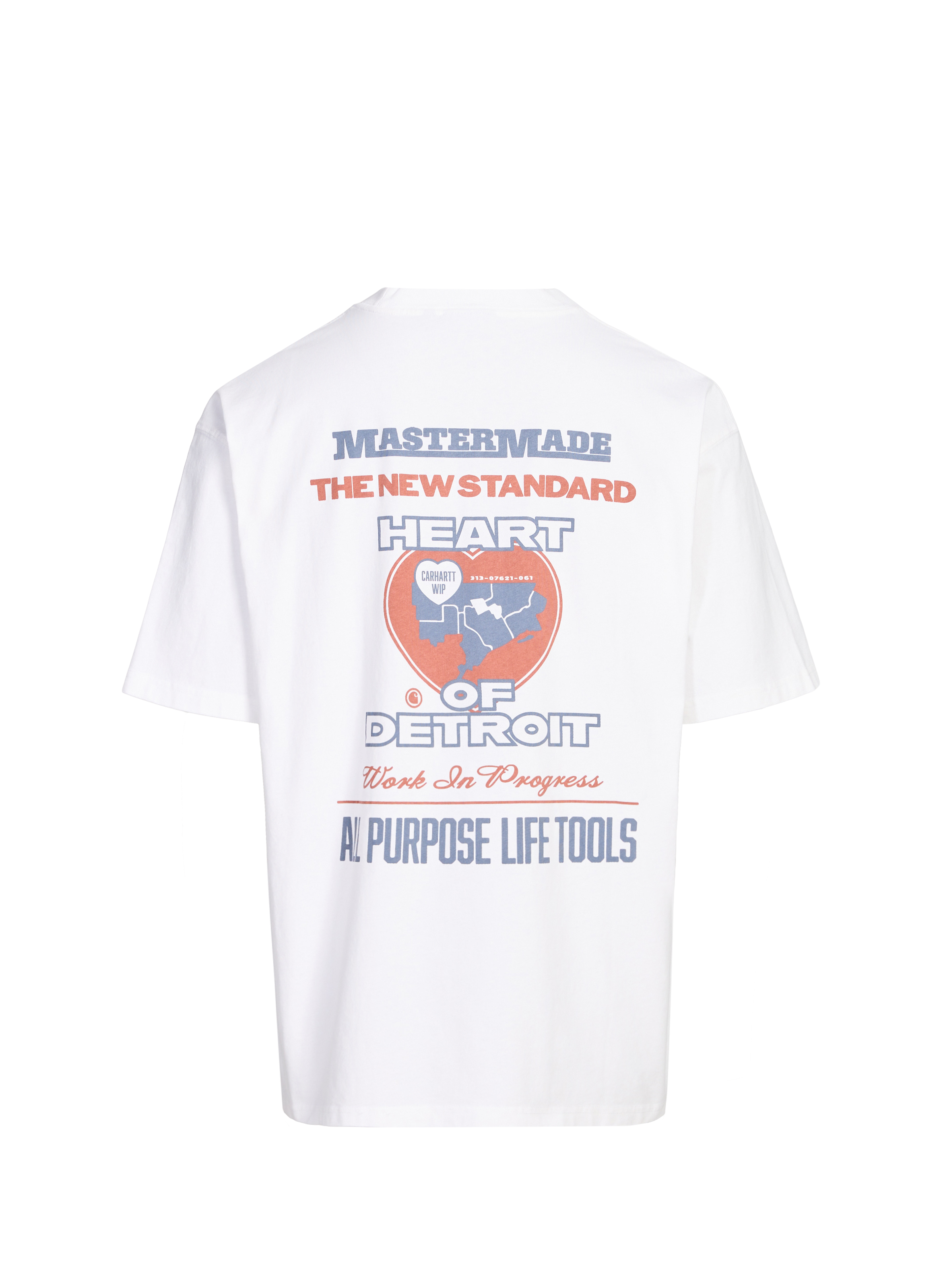 Oversized printed cotton T-shirt CARHARTT WIP White