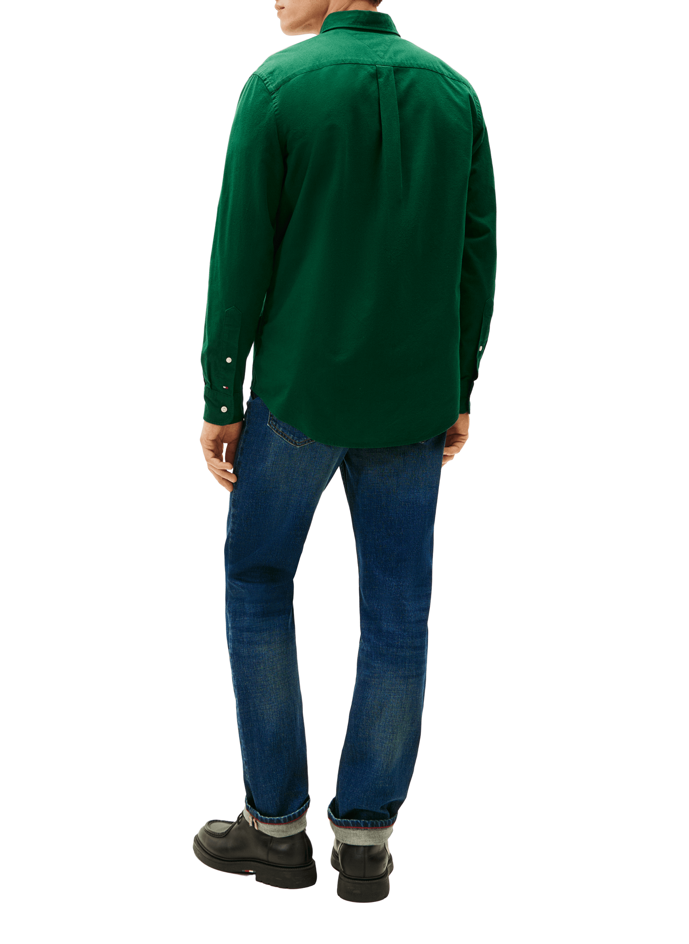 Cotton shirt TOMMY HILFIGER Green