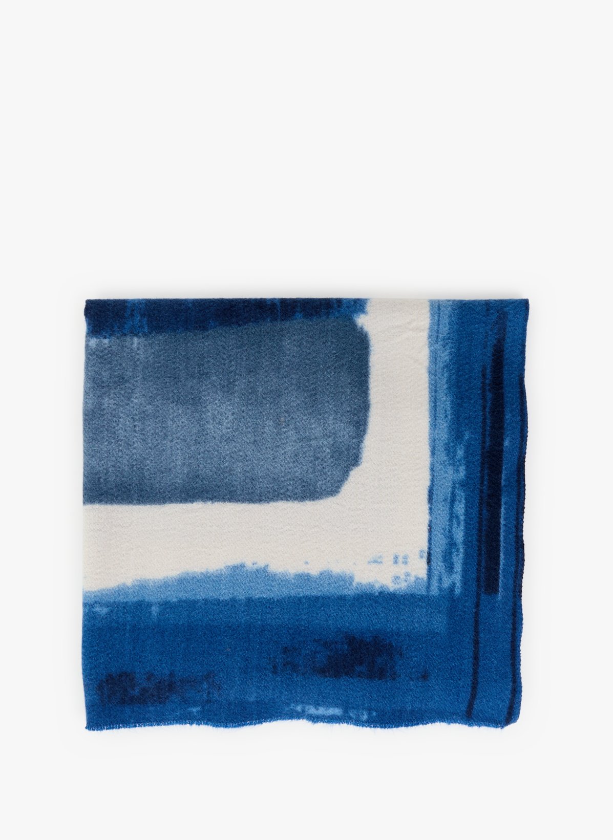 Au Printemps Paris Echarpe Tye And Dye In Blue