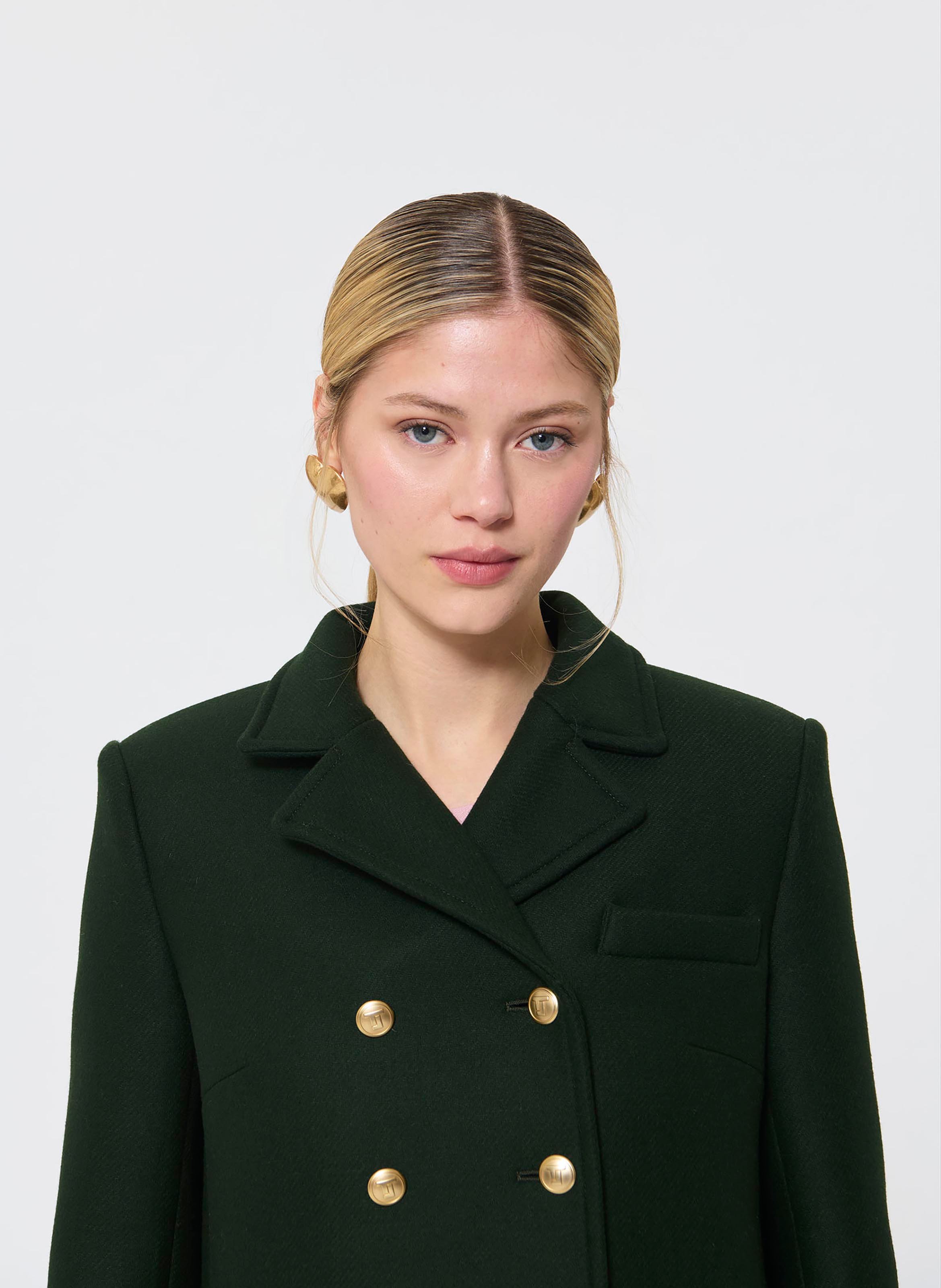 Manteau manon TARA JARMON Vert