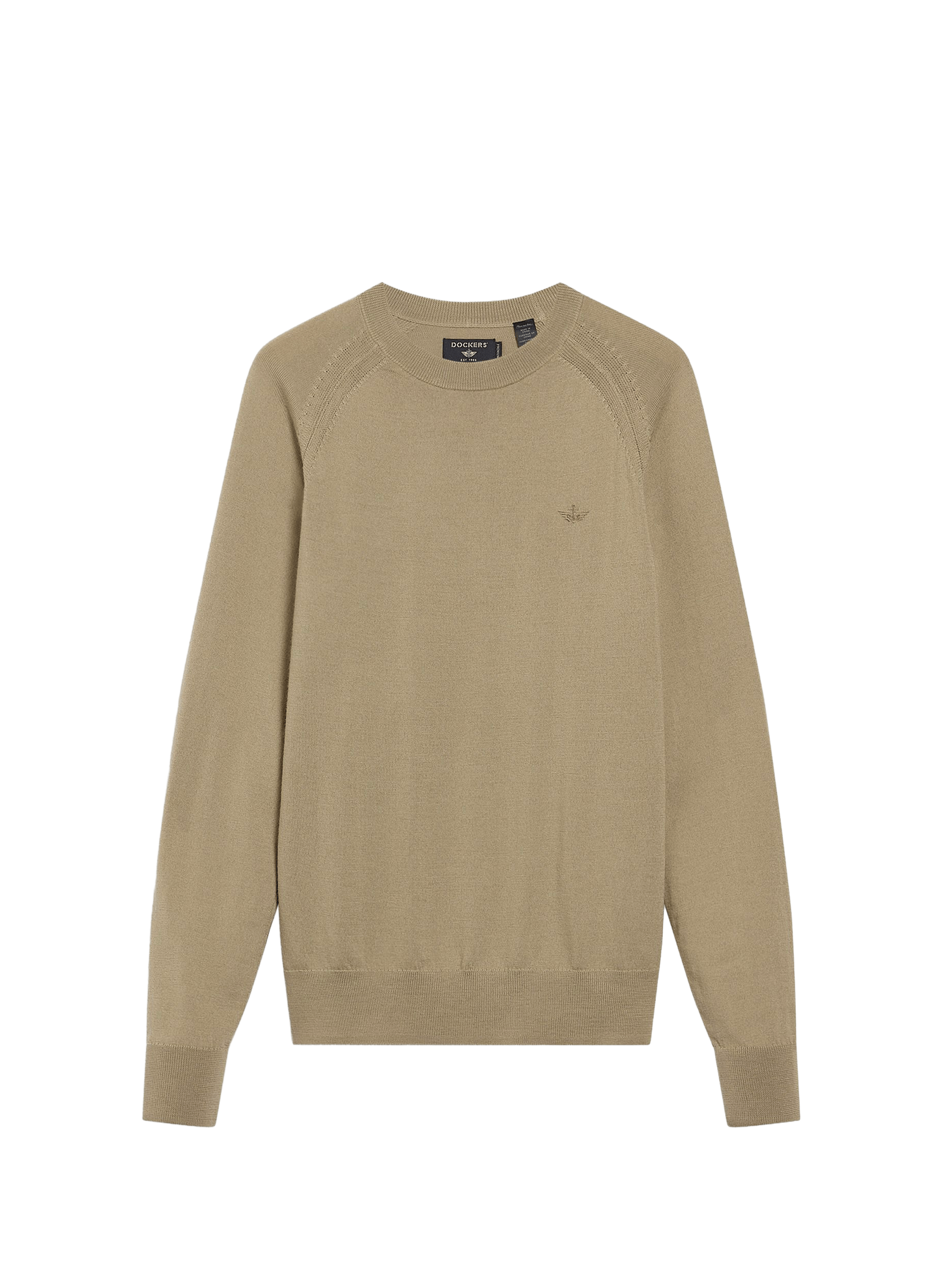 Straight cotton knit jumper DOCKERS Beige