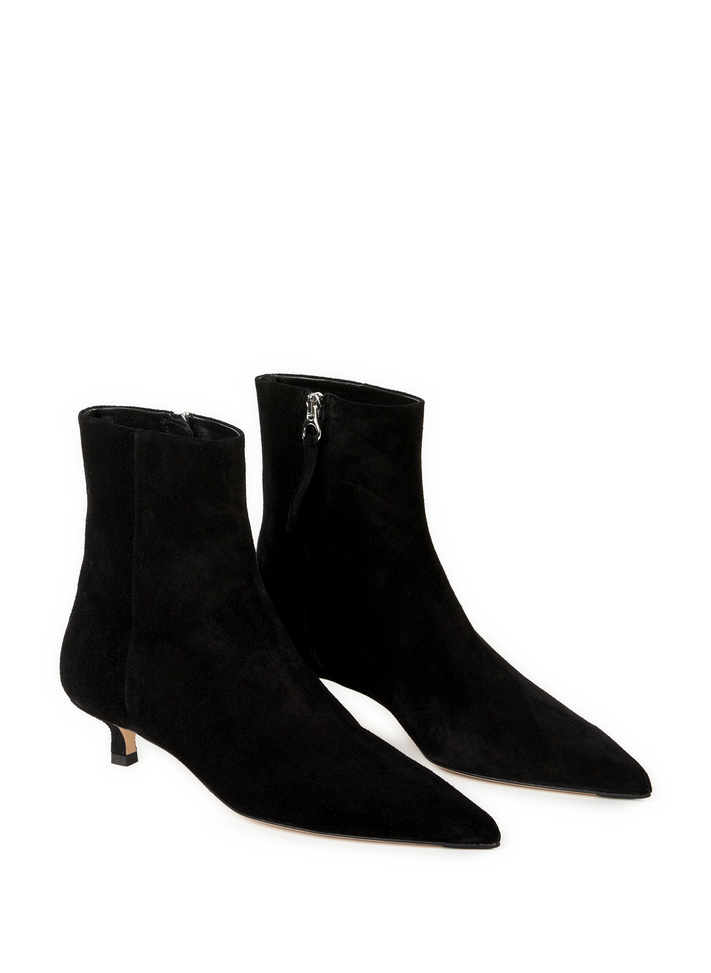 Bottines Sofie en cuir suédé AEYDE Noir