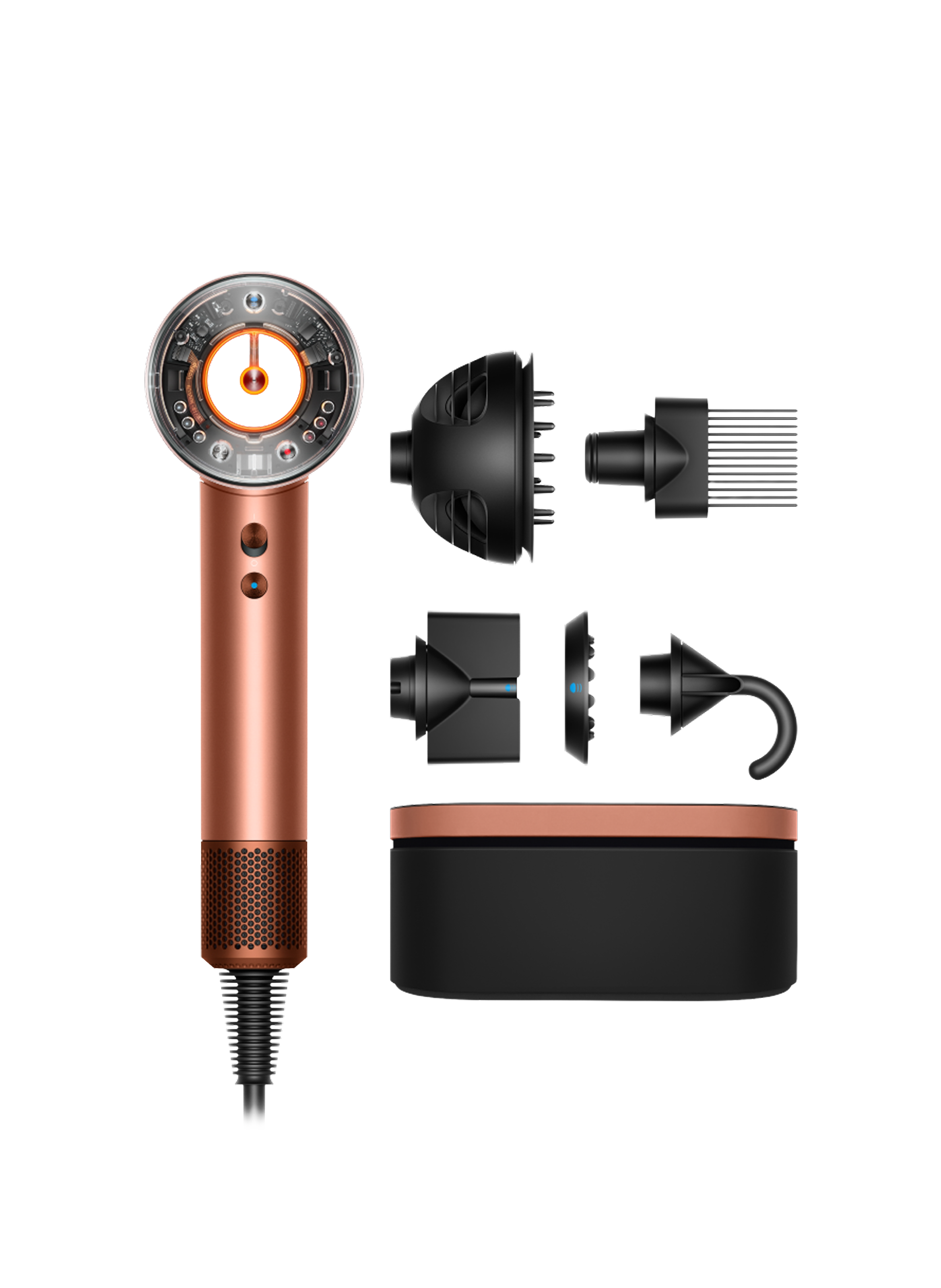 DYSON Dyson Supersonic Nural, Cheveux bouclés à frisés édition limitée Soie/Ambrée No color