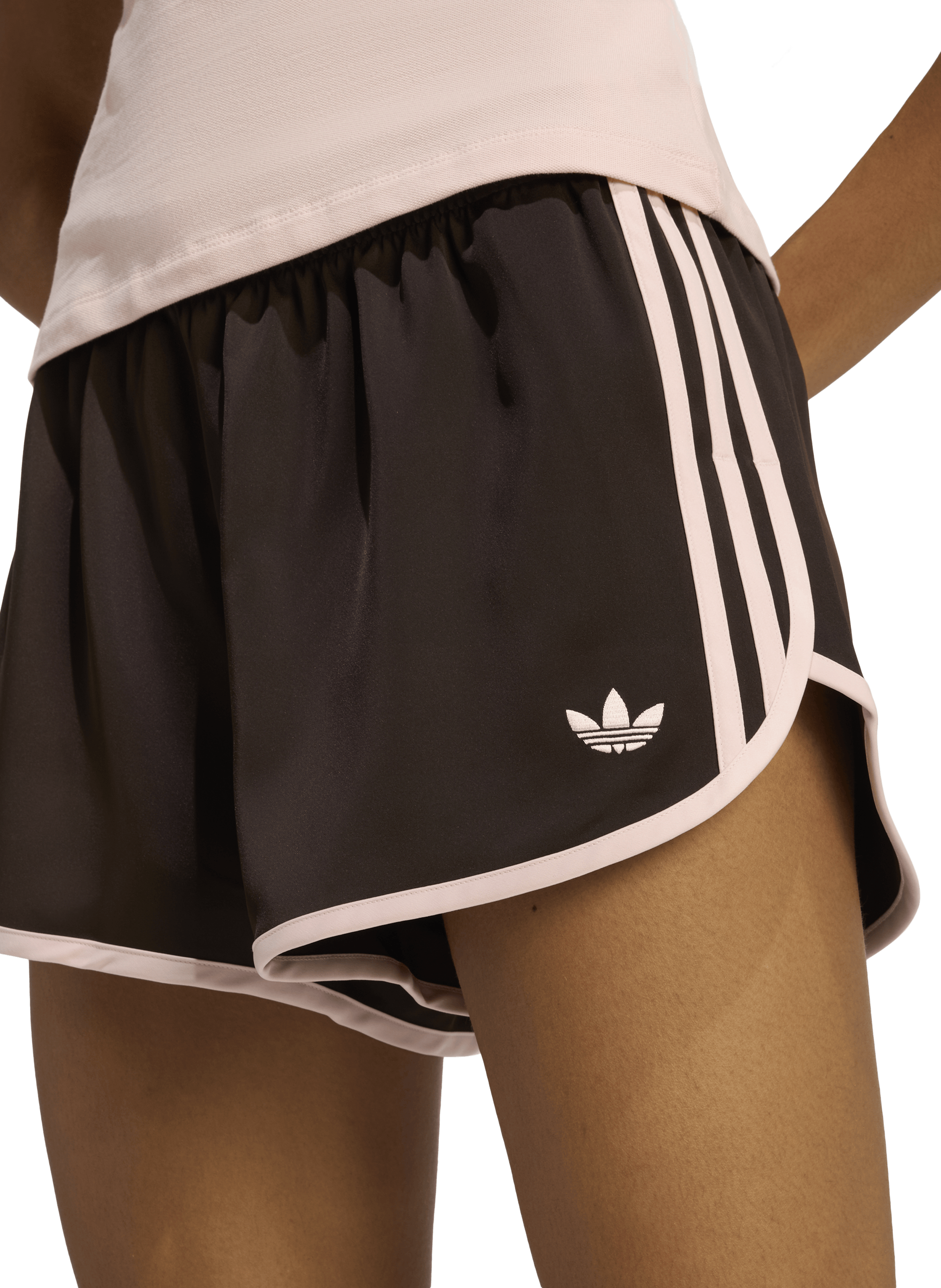 Large embroidered logo sweatshirt ADIDAS Brown