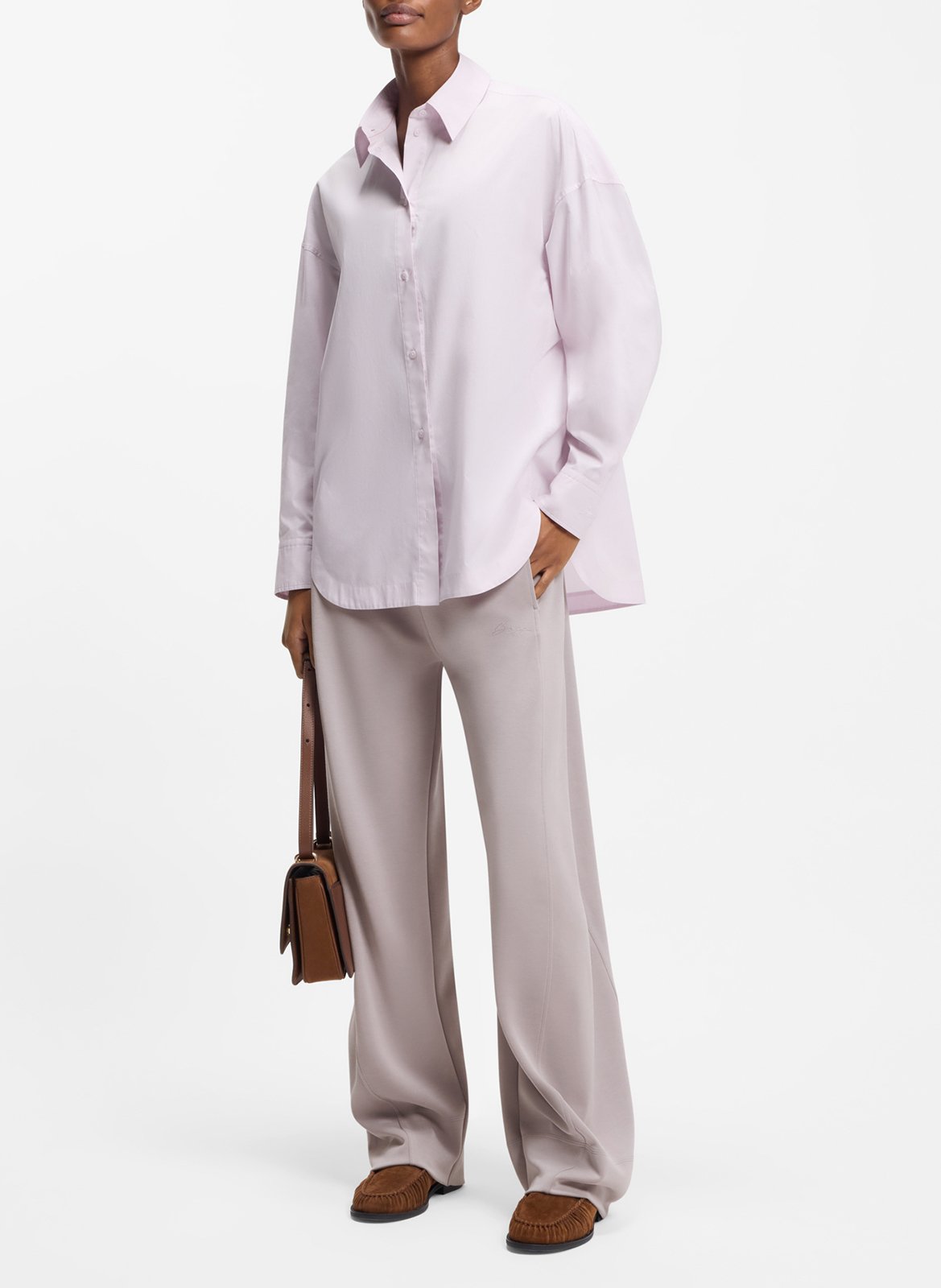 Jogging large ballon uni BOSS Violet