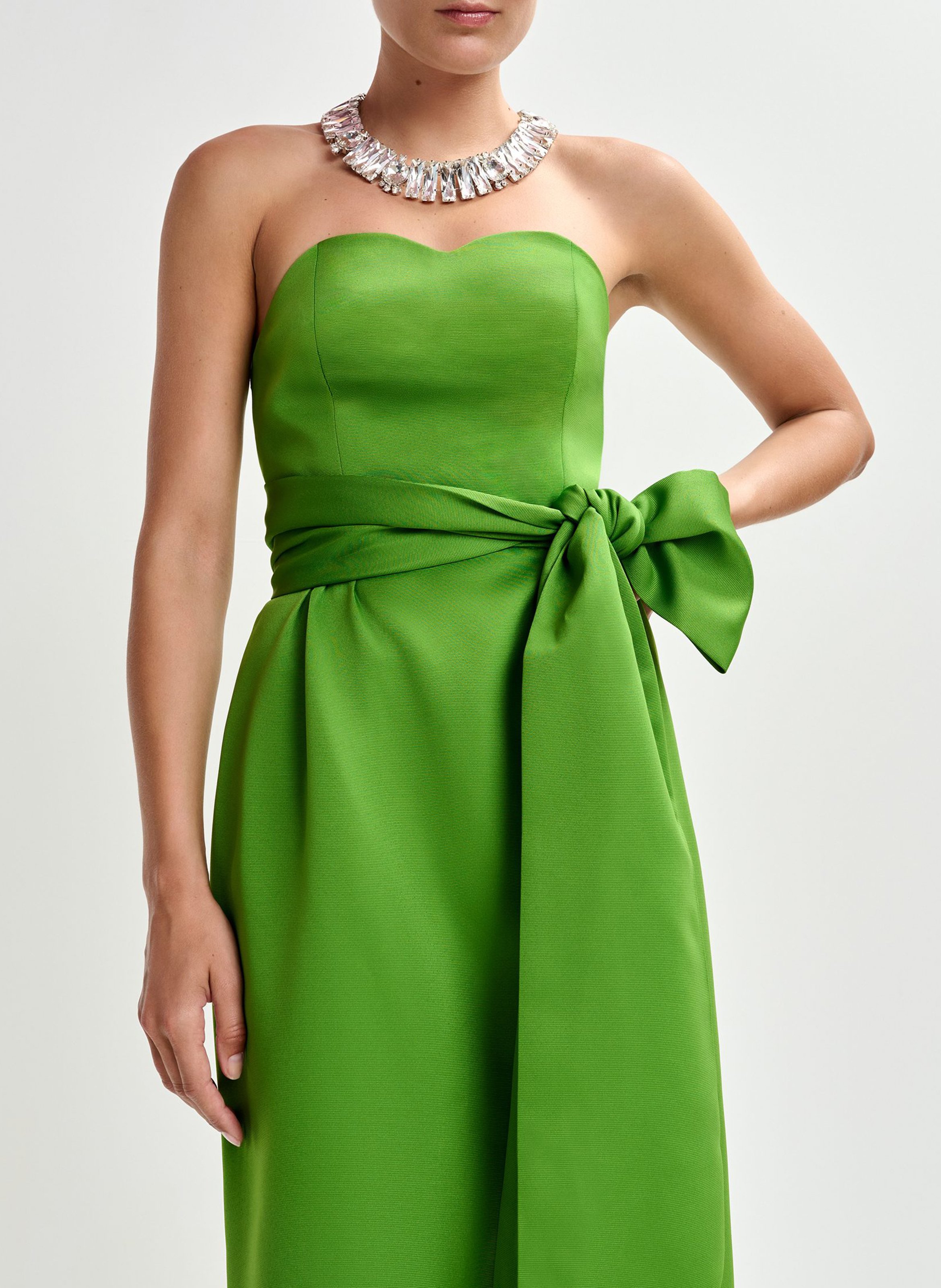 Robe midi bustier Juror ESSENTIEL ANTWERP Vert