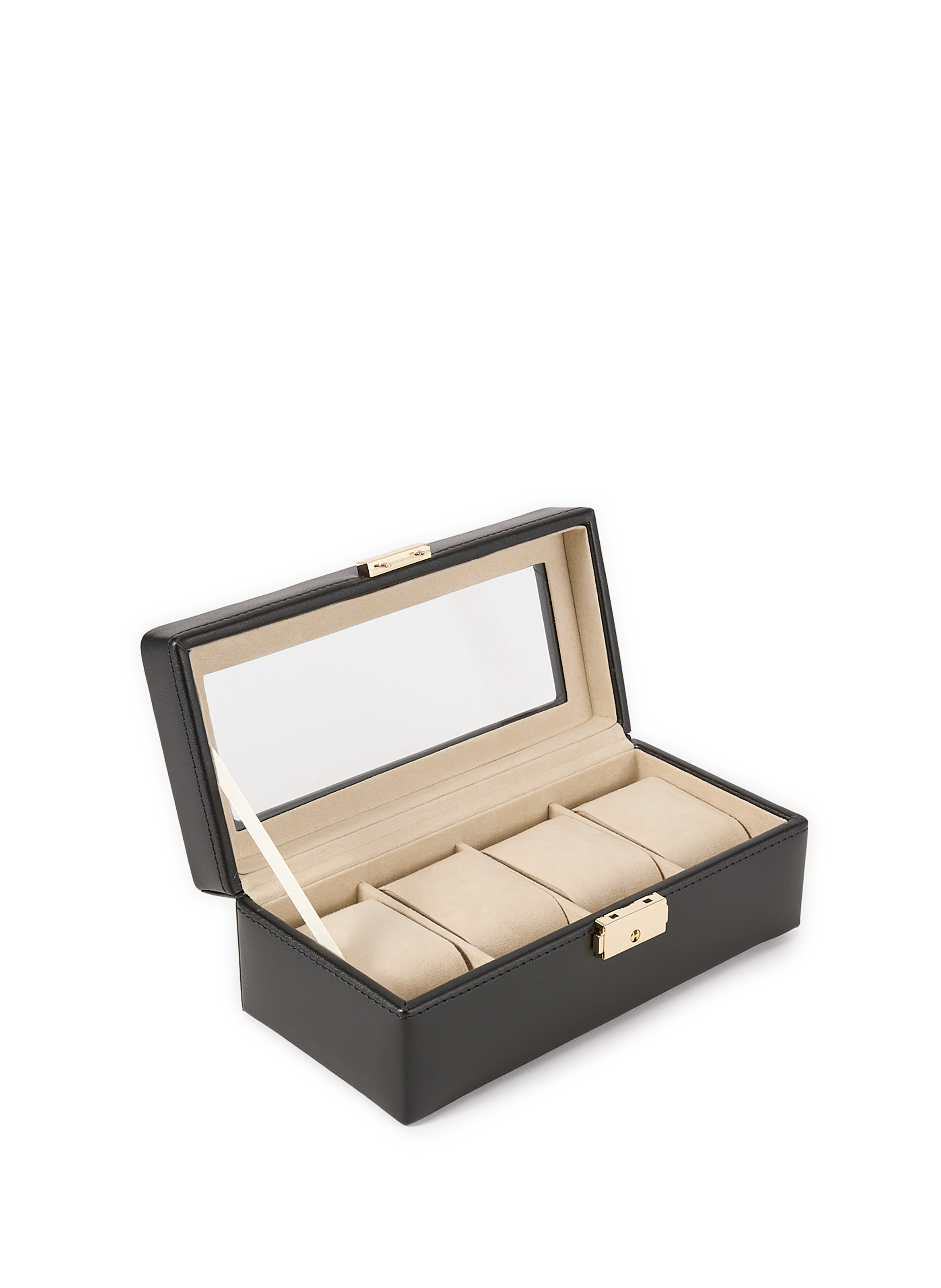 Coffret bijoux uni refermable AU PRINTEMPS PARIS Noir