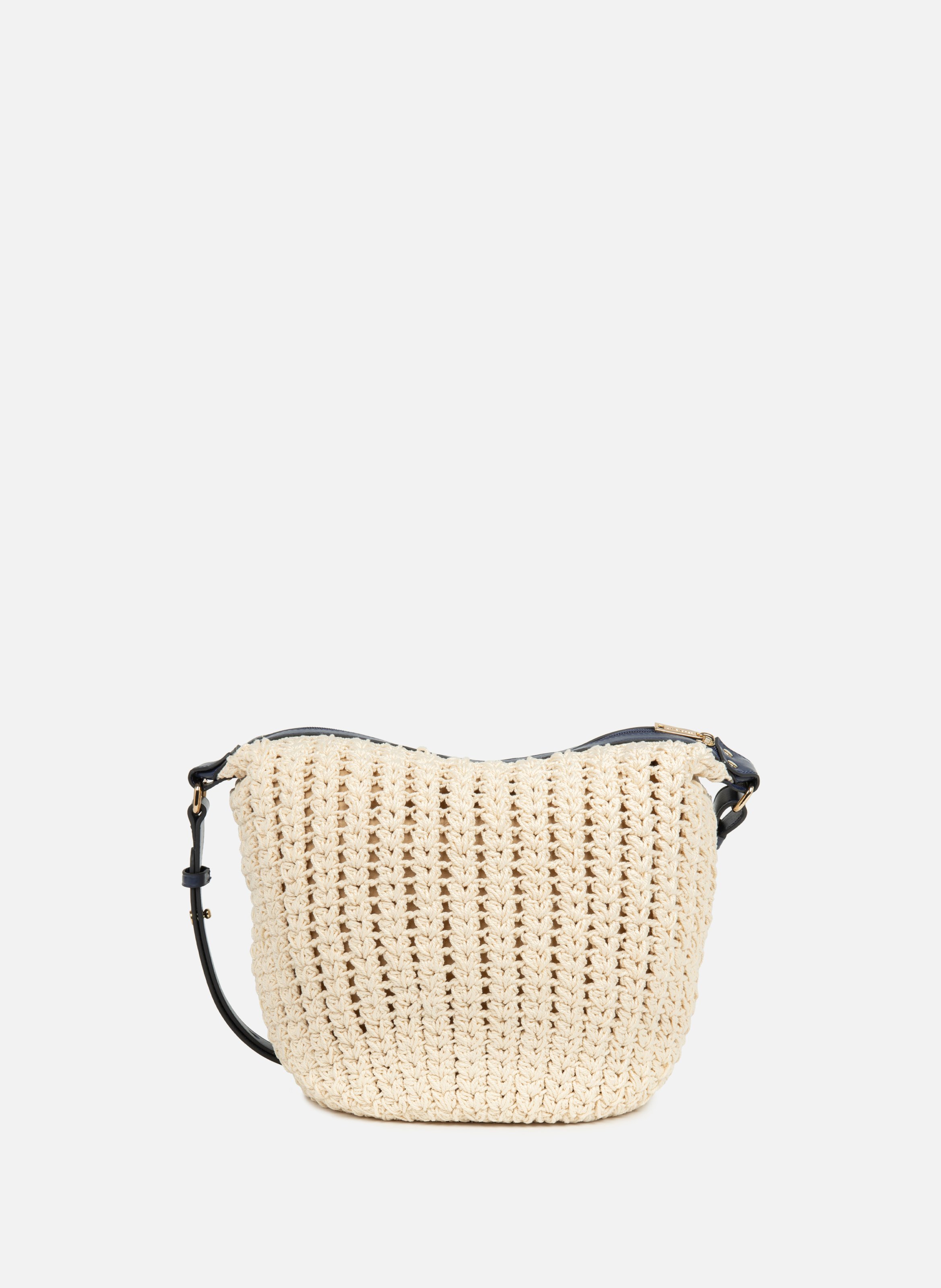 Large bucket bag - tressé coton LANCASTER Blue