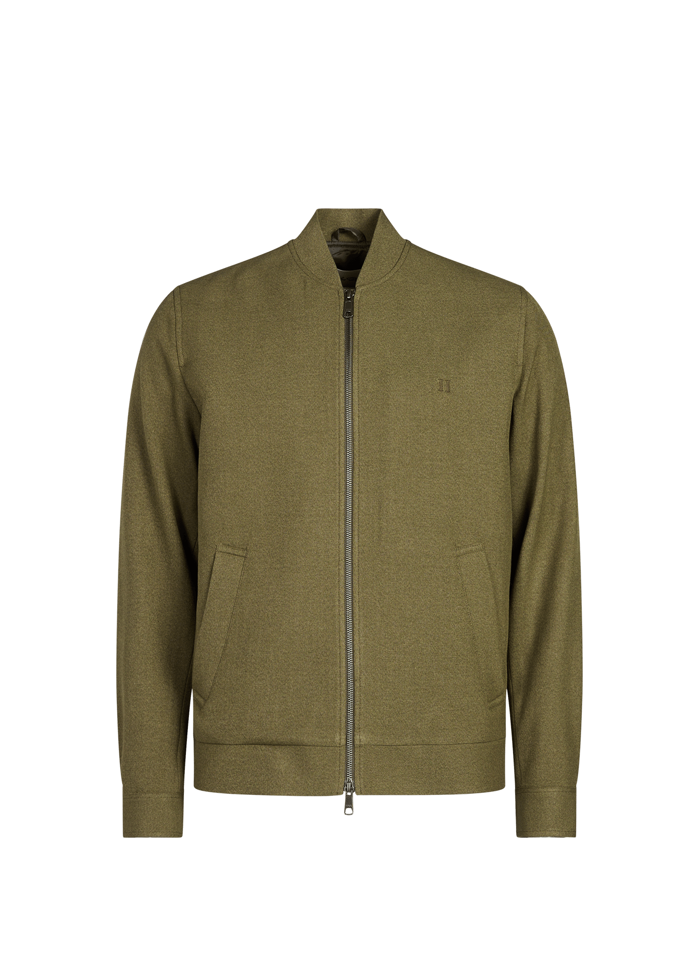 Straight lightweight jacket with high collar LES DEUX Brown