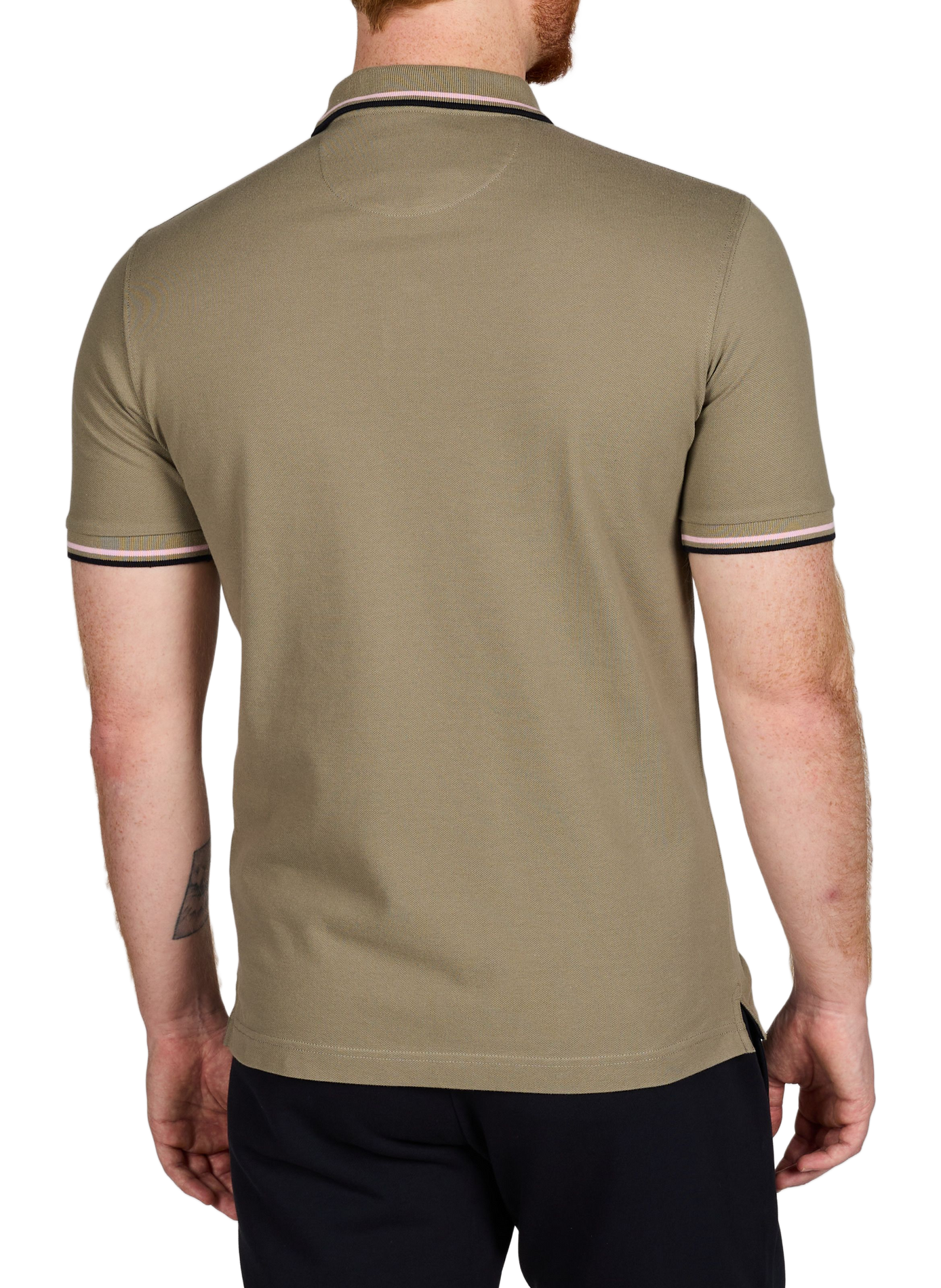 Polo manches courtes en coton EDEN PARK Beige