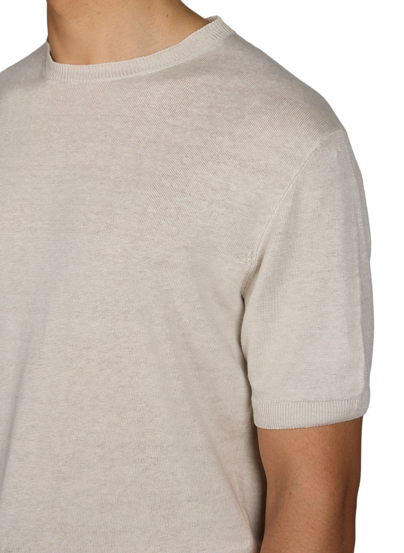 T-shirt en lin CORNELIANI Beige