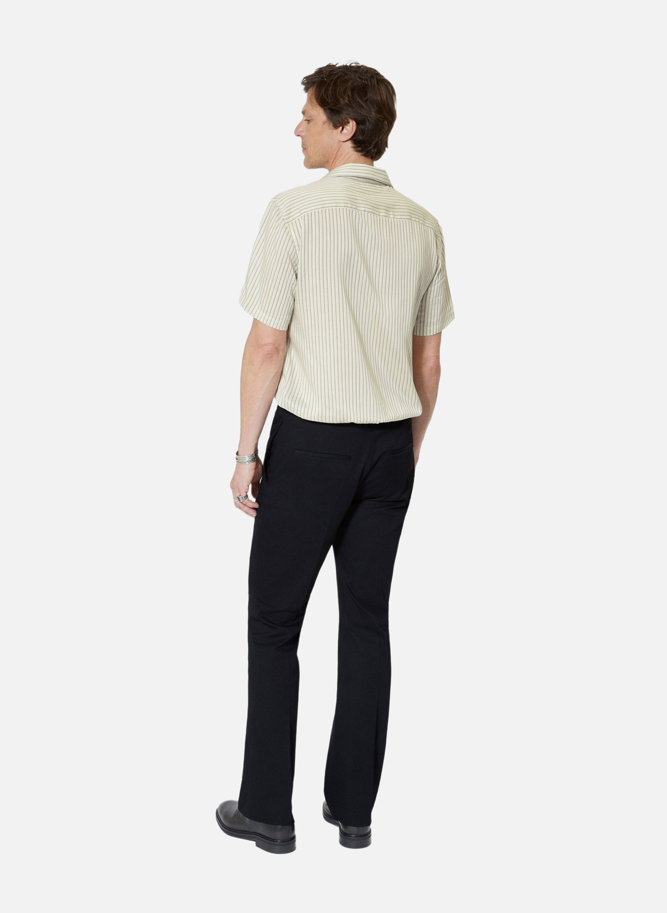 Pantalon jambe évasée THE KOOPLES Noir