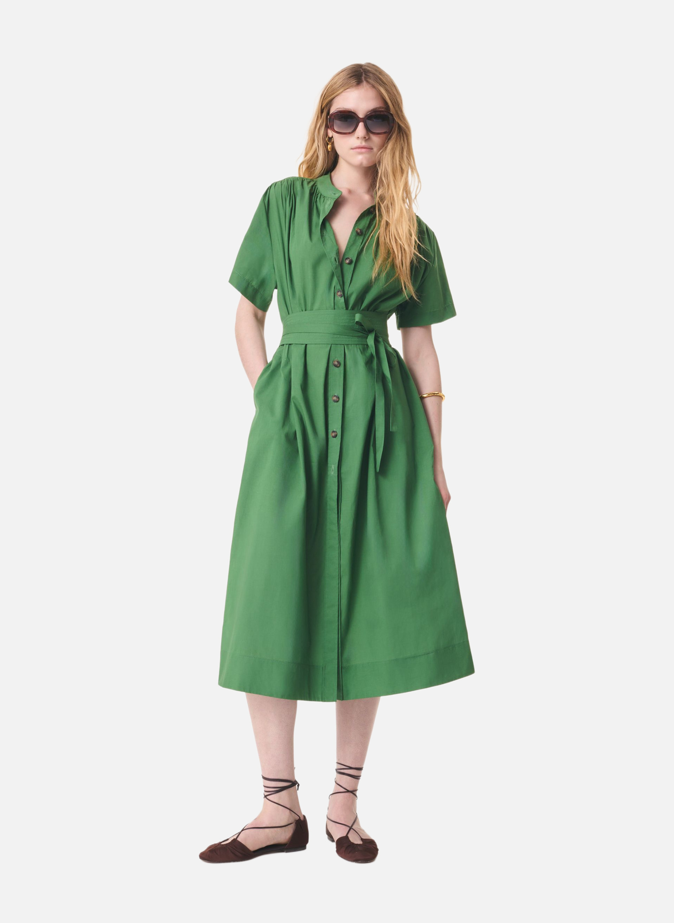 Robe ghala VANESSA BRUNO Vert