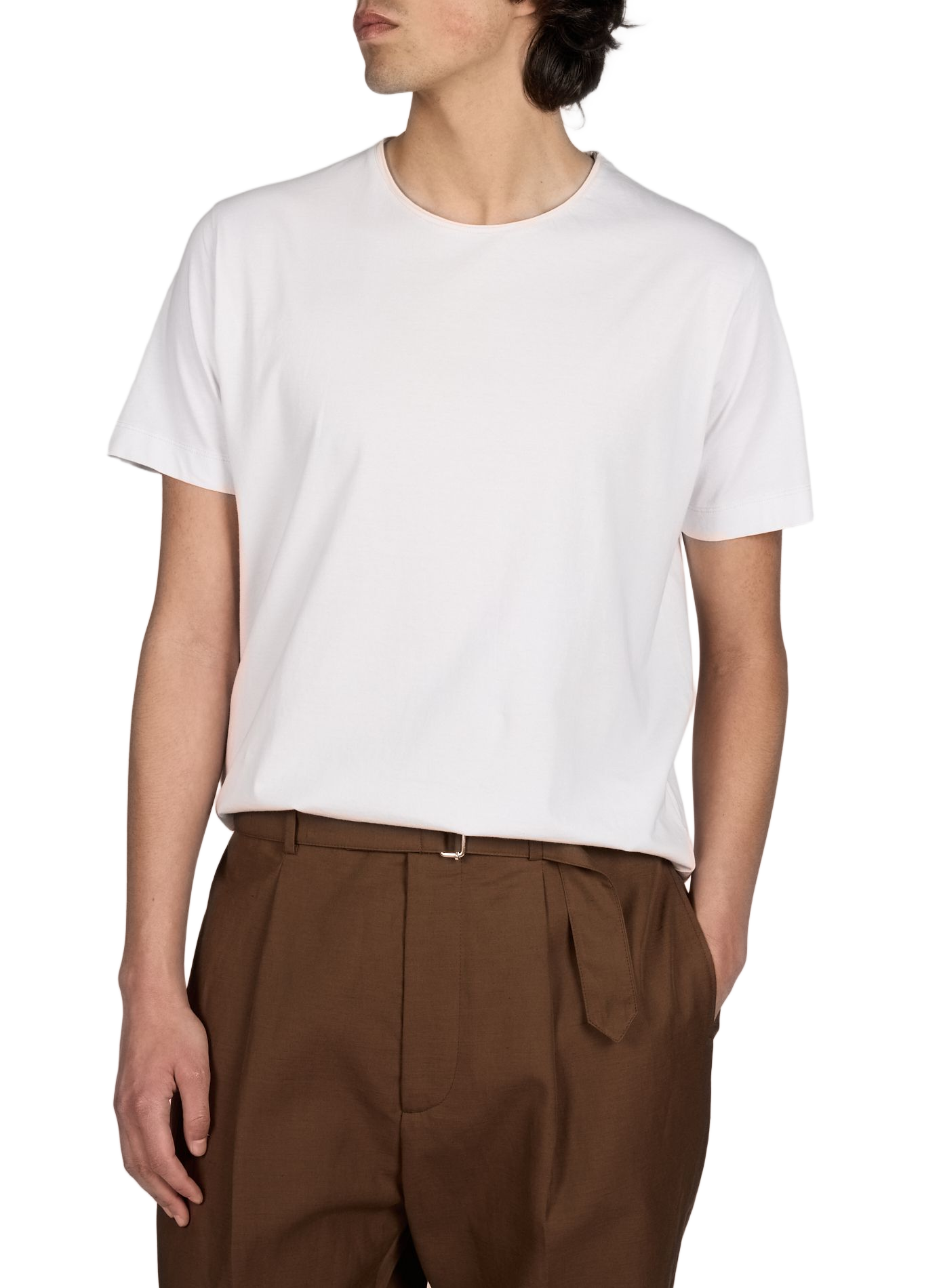 T-shirt uni en coton LAFAURIE Beige