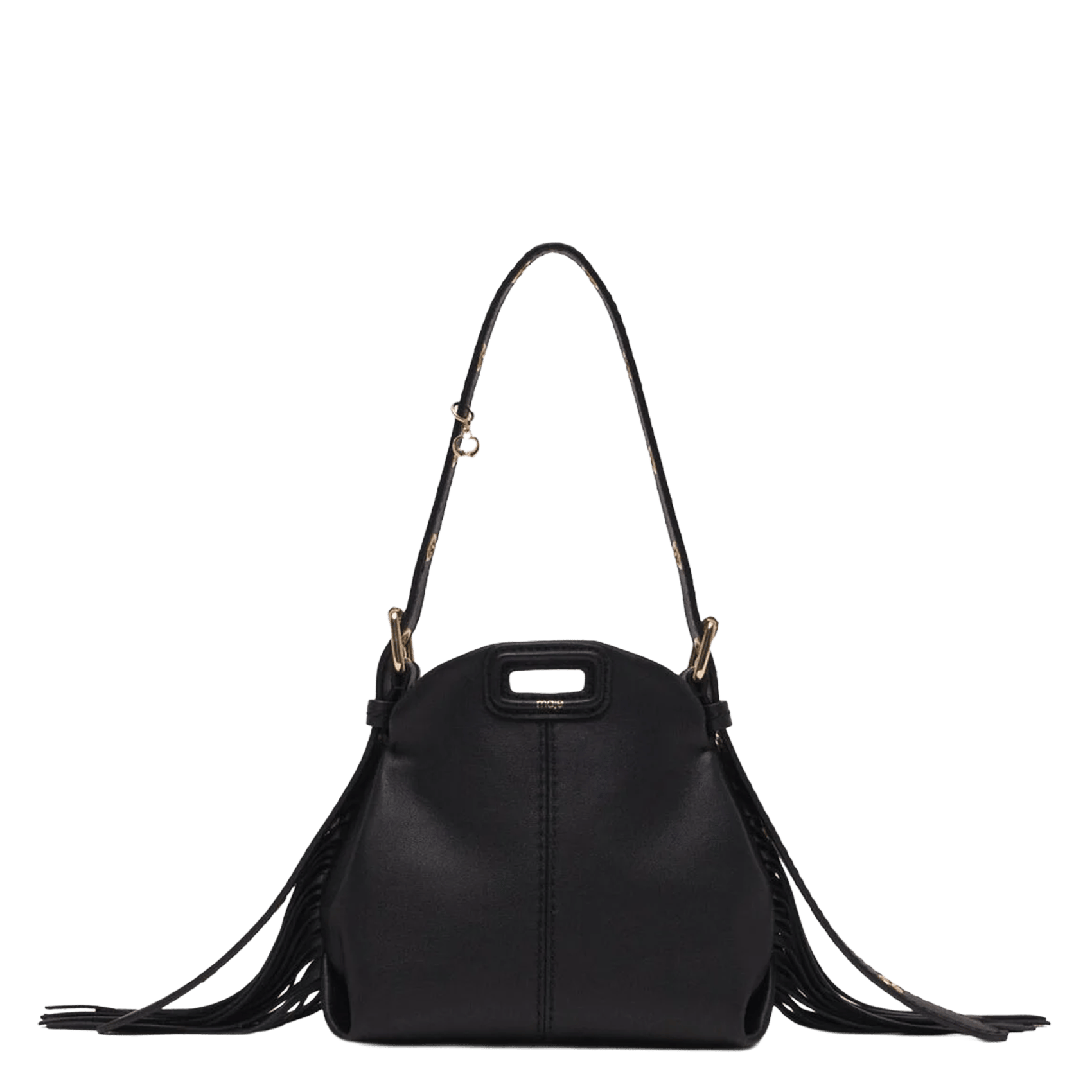 Sac à main en cuir MAJE Noir