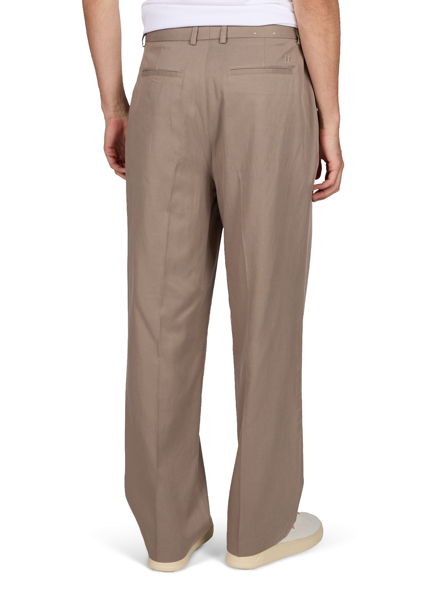 Reece cigarette pants in lyocell and cotton LES DEUX Brown