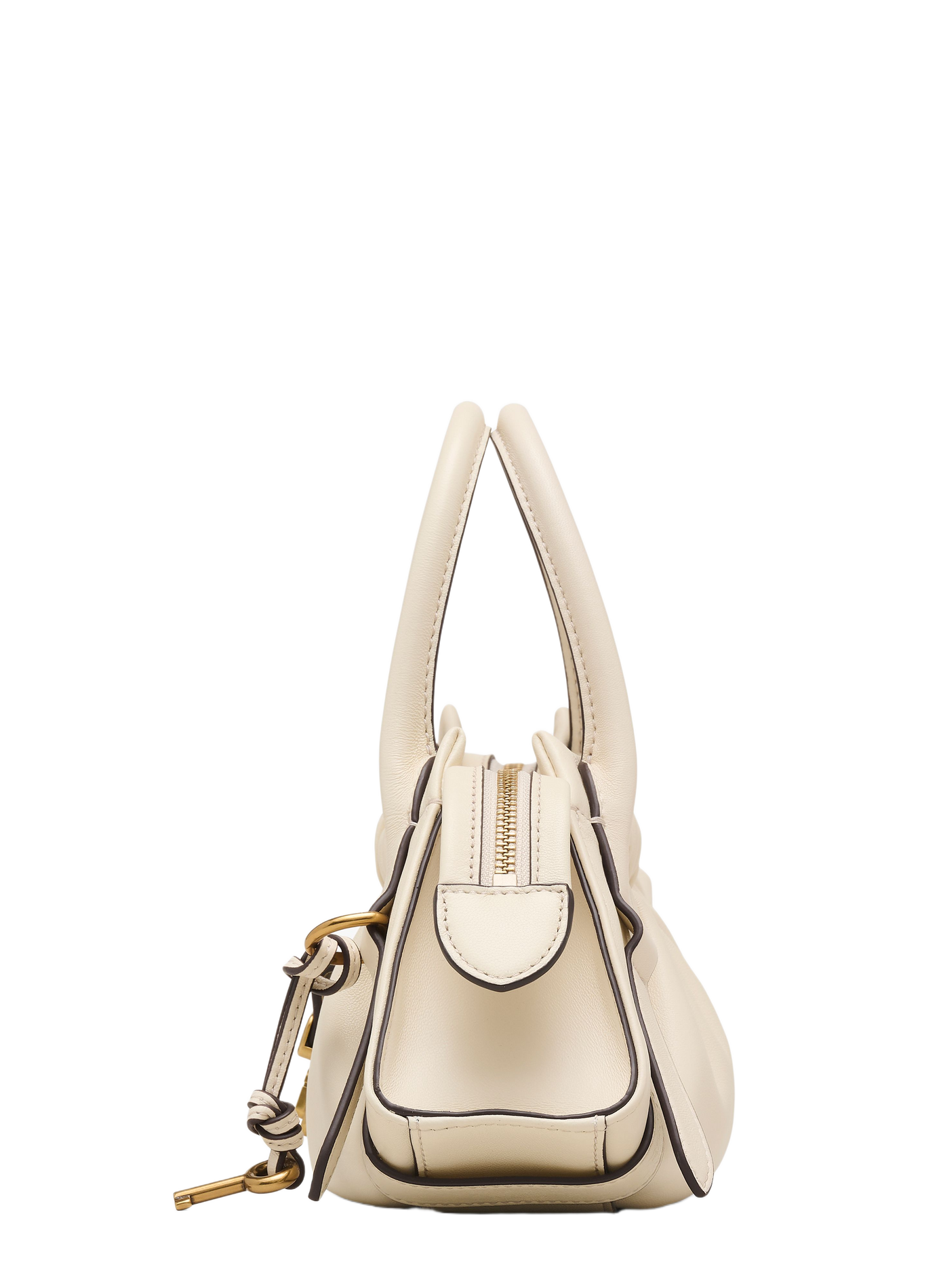 Sac The Cristina Small Satchel en cuir MARC JACOBS Blanc