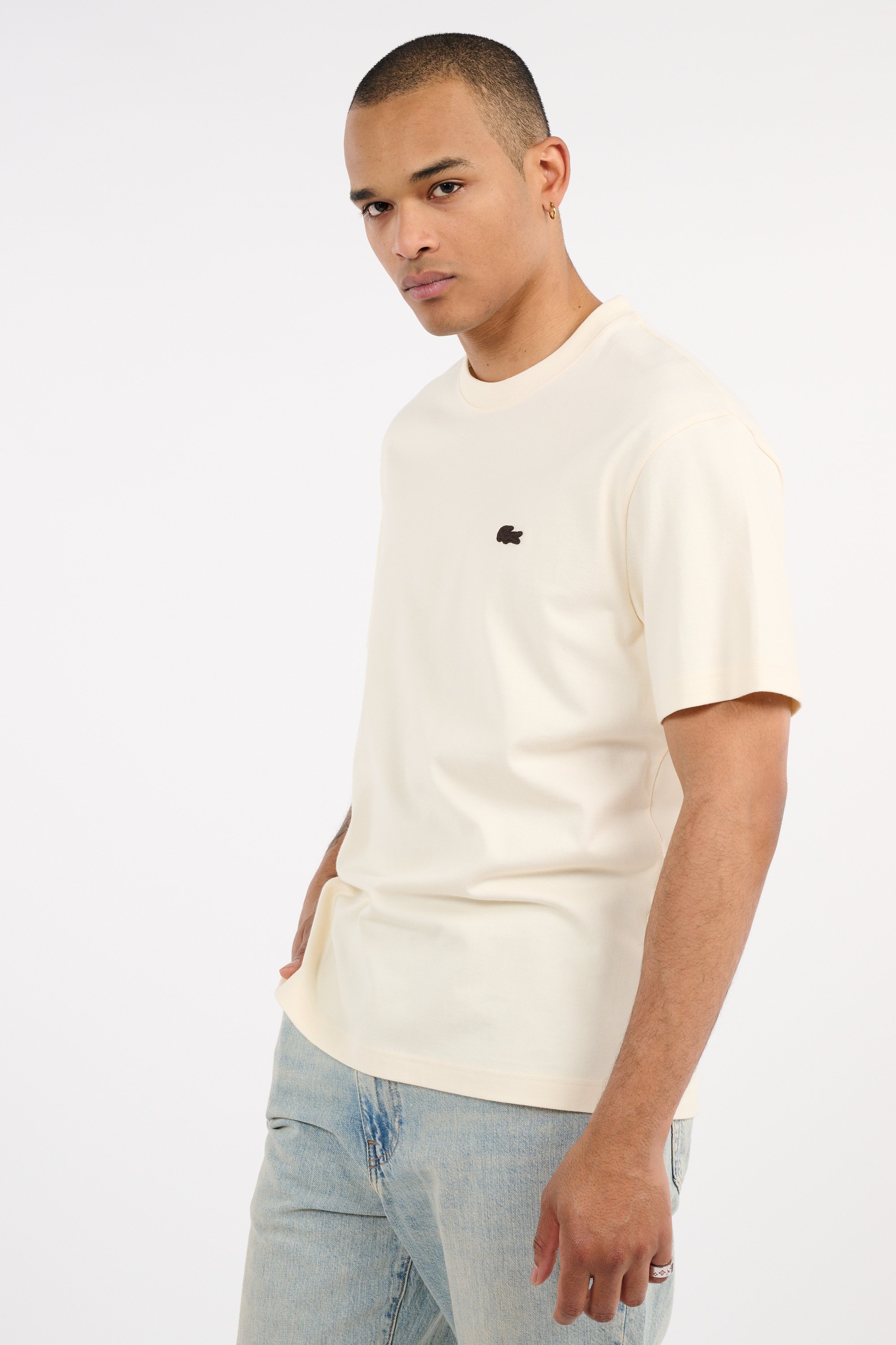 T-shirt tee-shirt LACOSTE Jaune