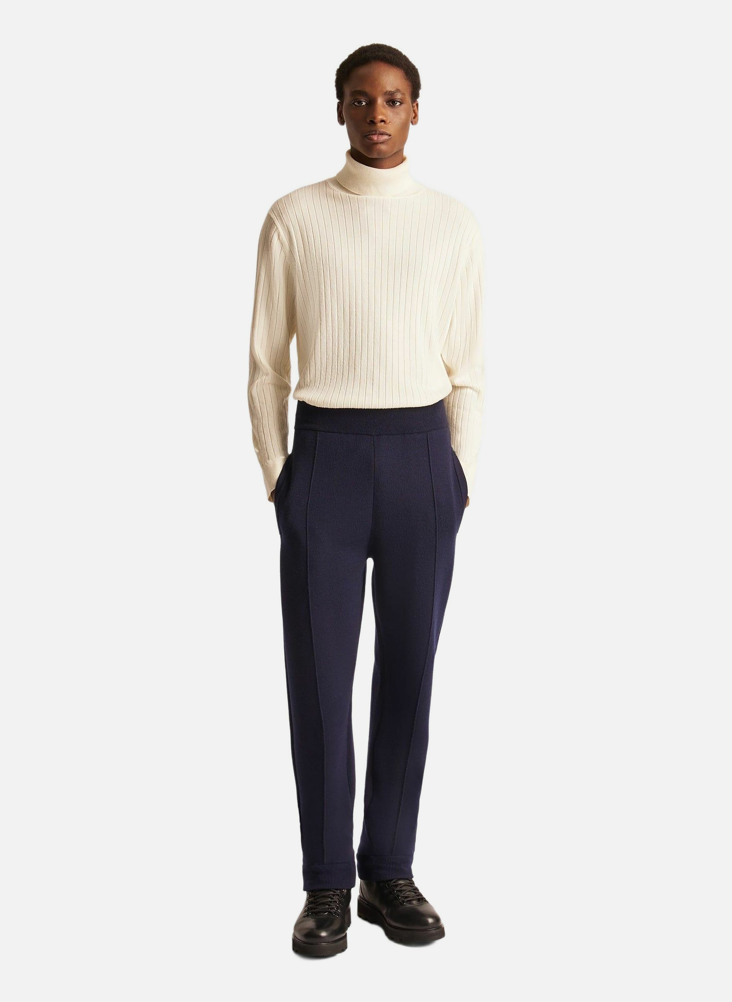 Pantalon gaston coupe ample FUSALP Bleu