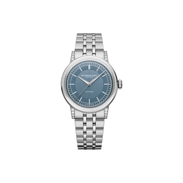 Montre automatique Millesime Central Seconds en acier inoxydable Montre automatique Millesime Central Seconds en acier inoxydable