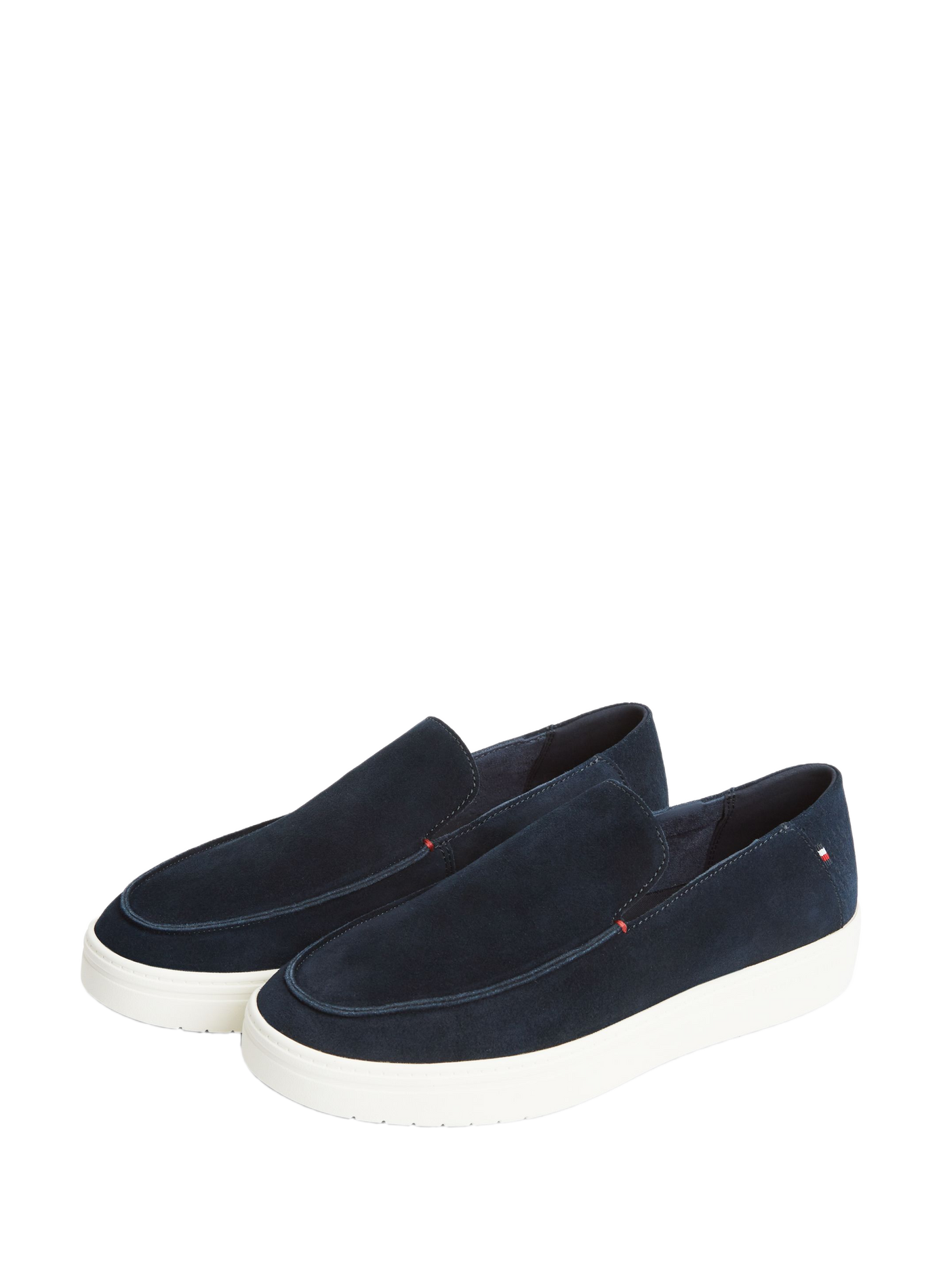 Mokassins mit Belüftung aus Leder TOMMY HILFIGER Blau